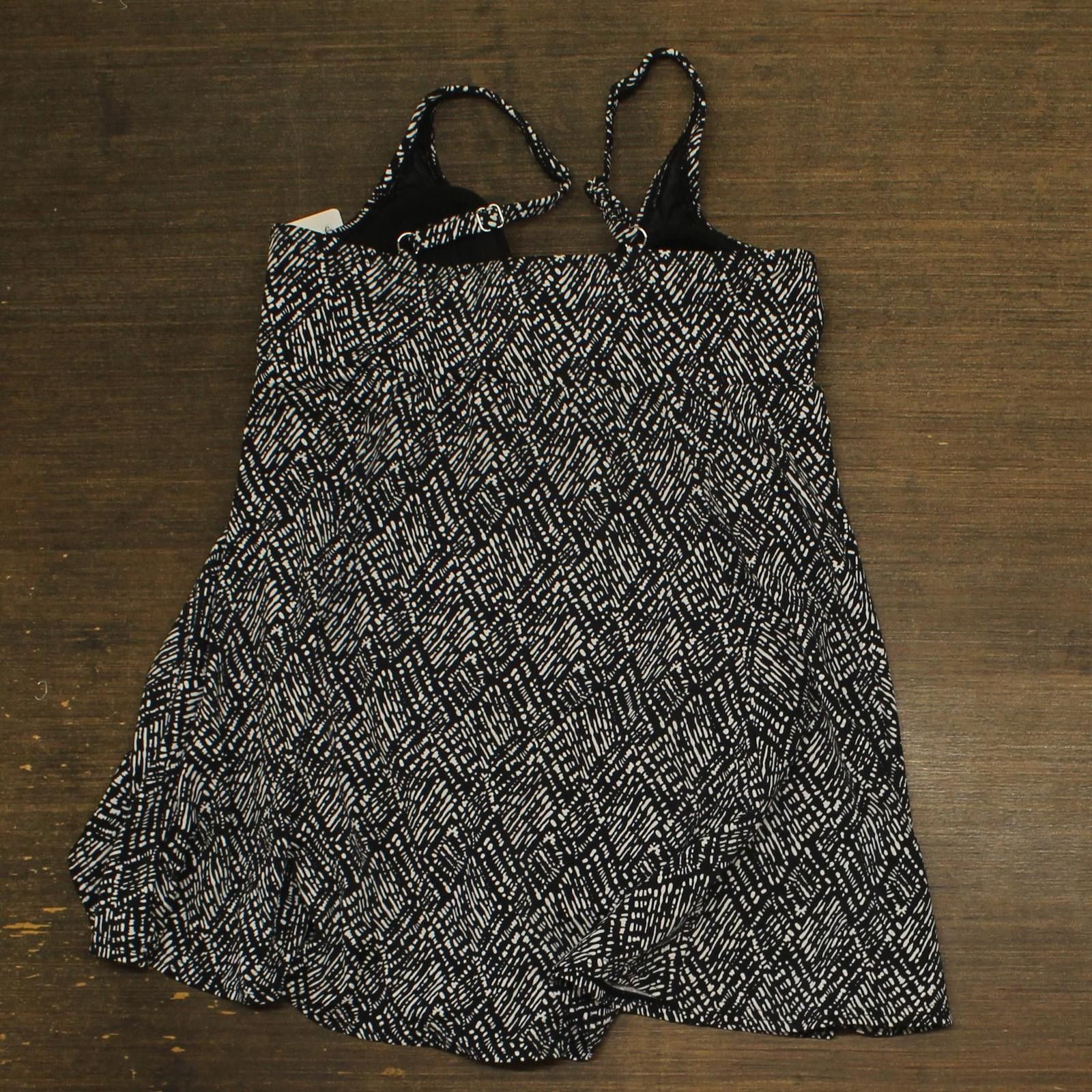Other Nwt Swim Solutions Bow One Piece Swimsuit Black / White 14 Size ONE SIZE - 2 Thumbnail