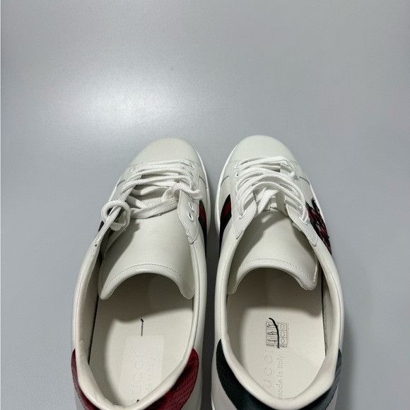 Gucci Gucci Ace Embroidered Snake Sneakers White Multi Men’s 17 45 Size US 15 / EU 48 - 5 Thumbnail