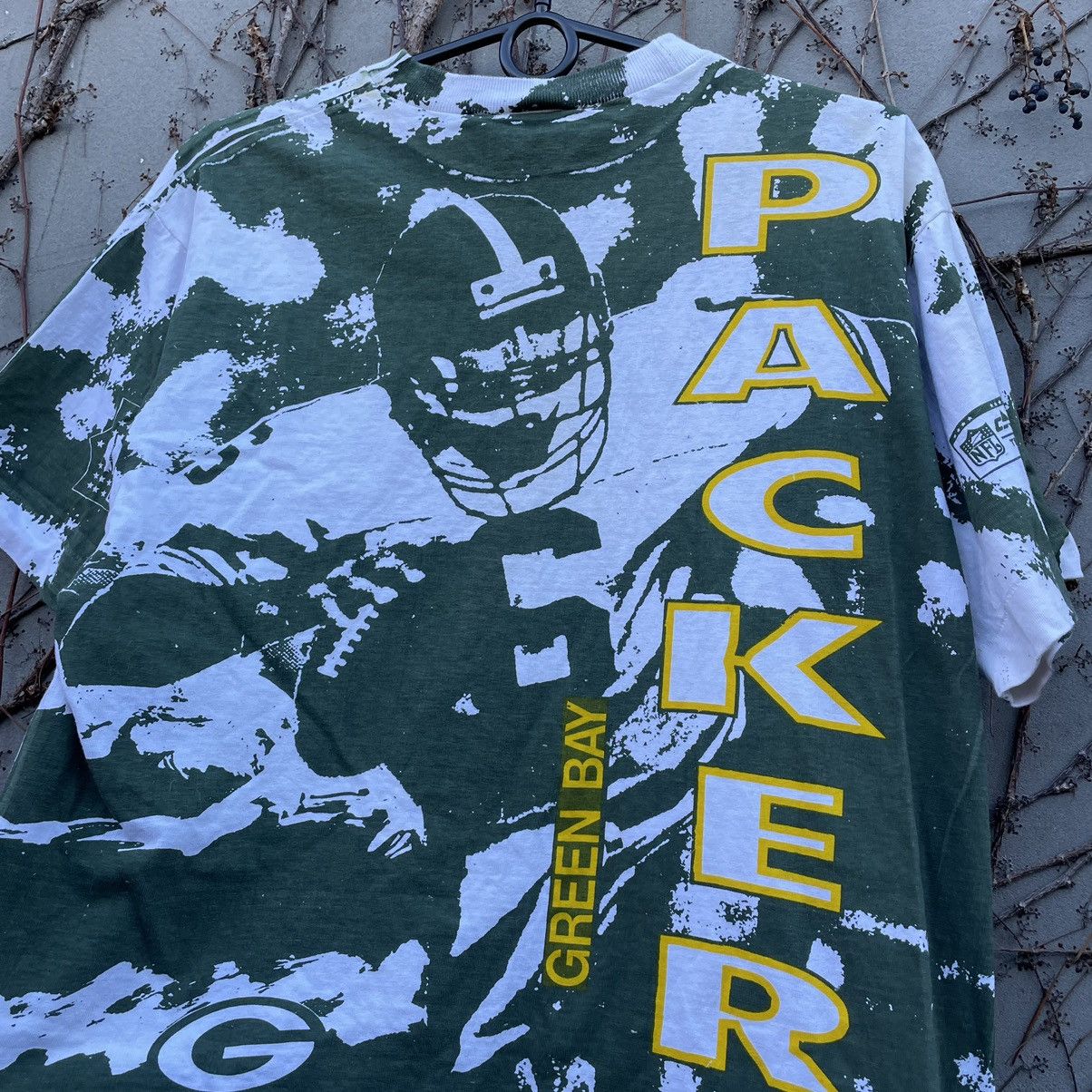 NFL Vintage 90’s Green Bay Packers Overprint NFL T-Shirt Size US M / EU 48-50 / 2 - 5 Thumbnail