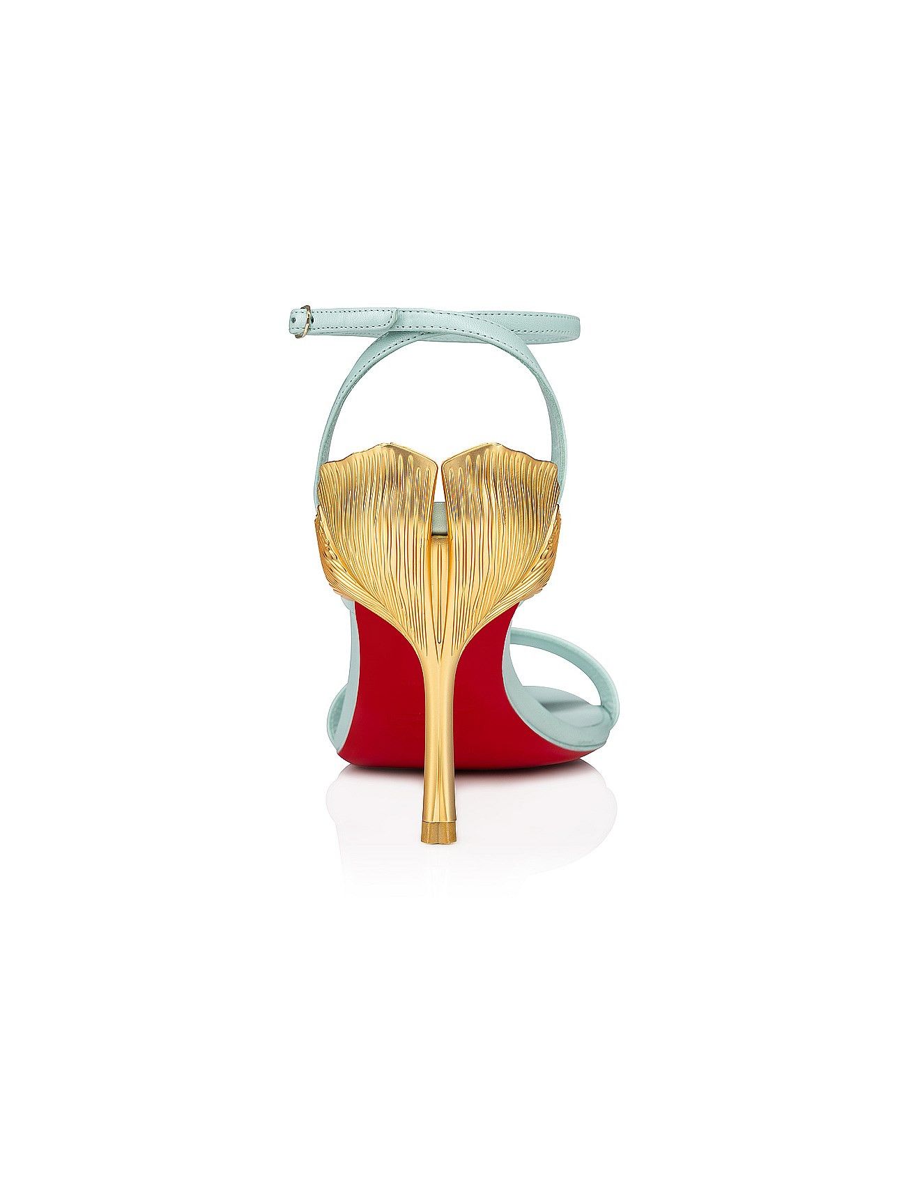 Christian Louboutin o1s1wg110425 Ginko Girl 85 Nappa in Iceberg Size US 6 / IT 36 - 3 Thumbnail