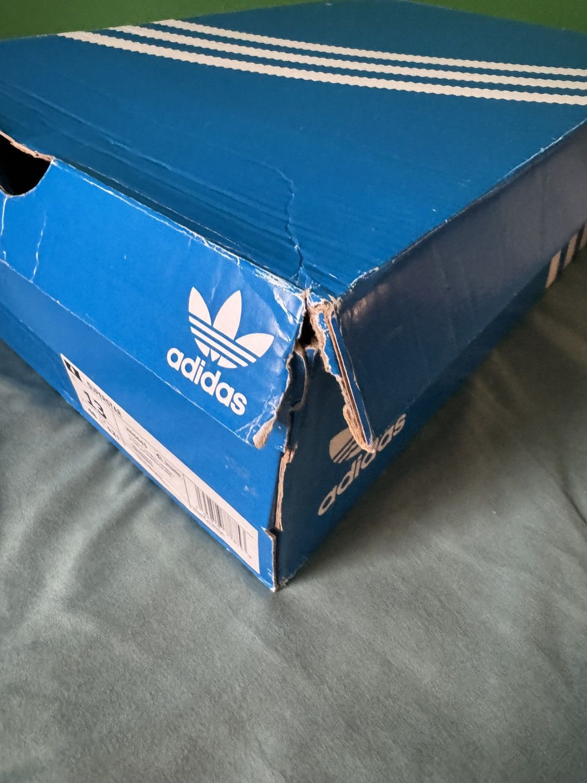 Adidas Adidas Superstar White Ambient Sky Gold 2021 Size US 13 / EU 46 - 7 Thumbnail