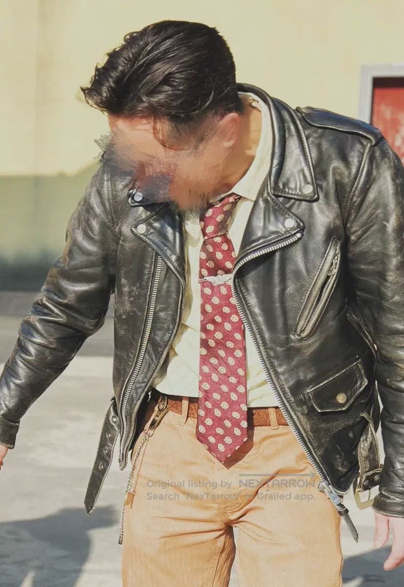 Schott Schott 618 Leather Jacket Size US XS / EU 42 / 0 - 9 Thumbnail