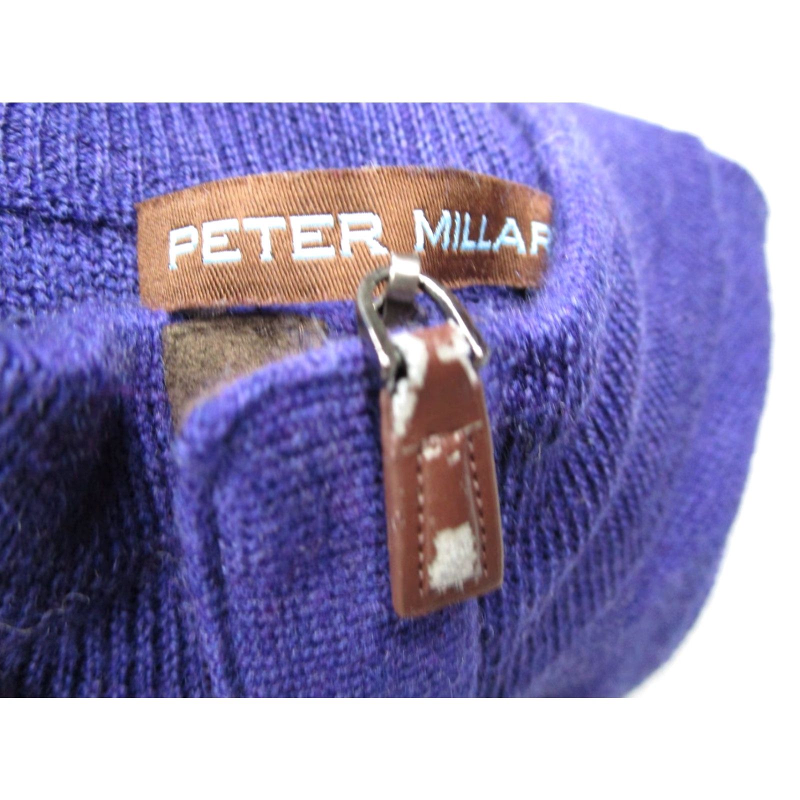 Peter Millar Peter Millar Sweater Mens 2XL Purple 1/4 Zip Merino Wool Knit Pullover Golf Size US XXL / EU 58 / 5 - 5 Thumbnail