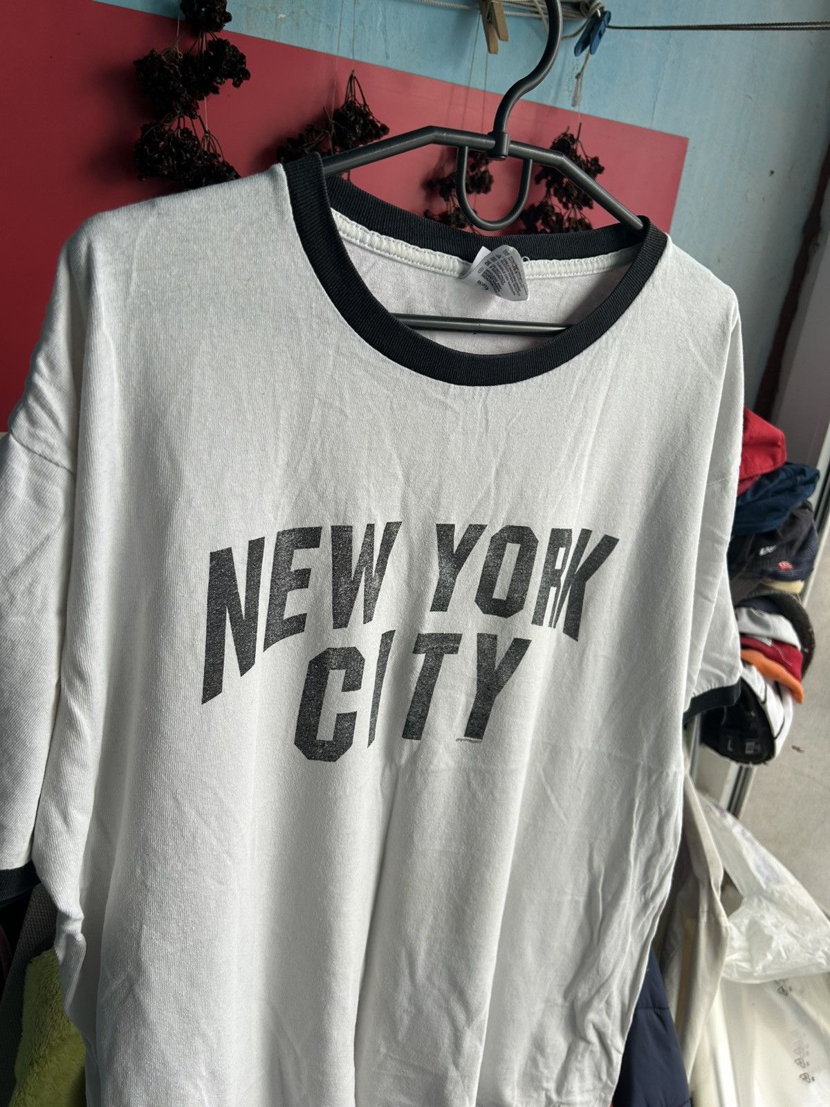 Anvil × Vintage Anvil NY City Vintage Big Logo T-shirt White Size XL Size US XL / EU 56 / 4 - 3 Thumbnail