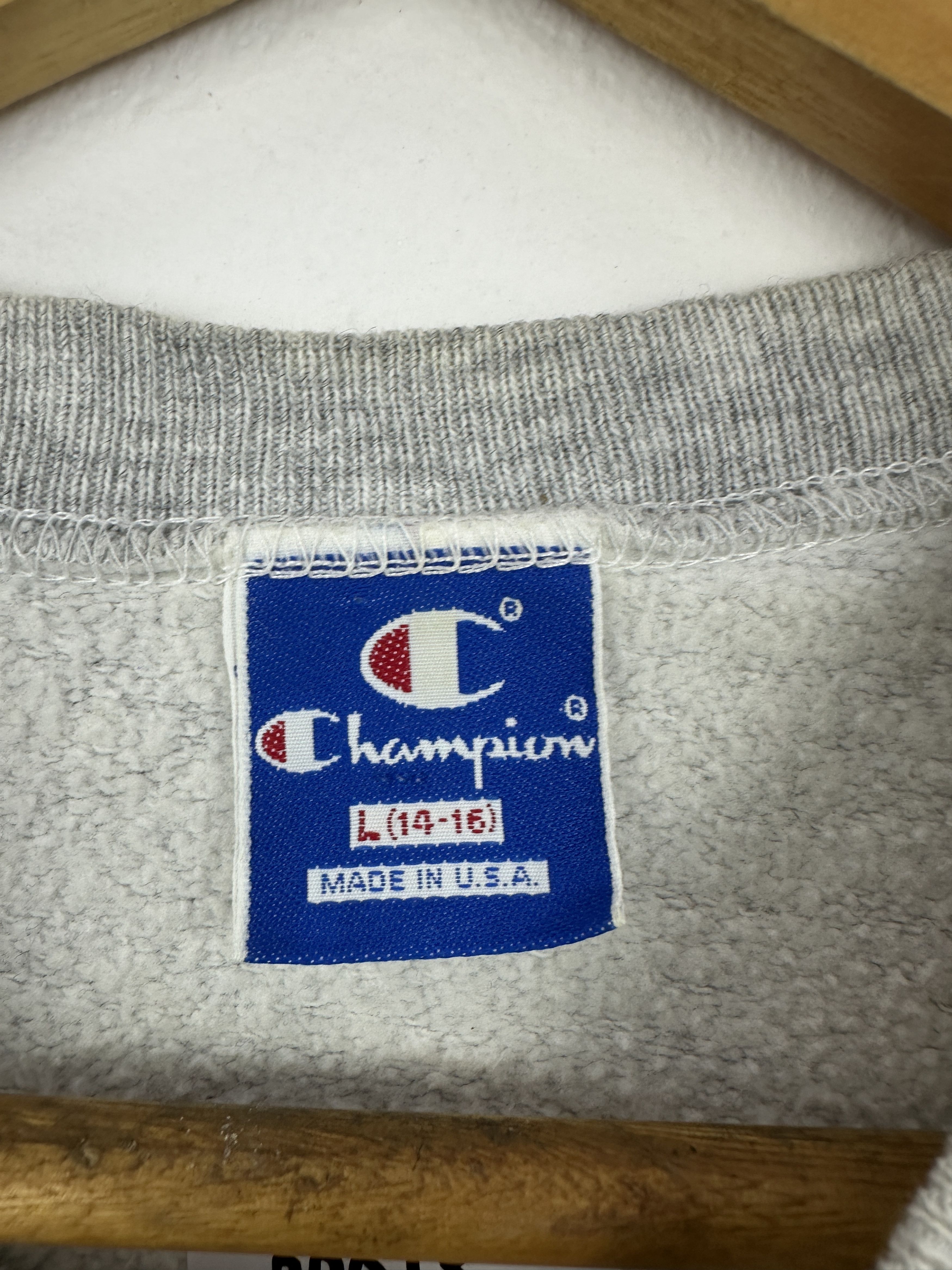Champion Vintage 90s Champion Made in USA Grey Crewneck BP0018 Size US L / EU 52-54 / 3 - 5 Thumbnail