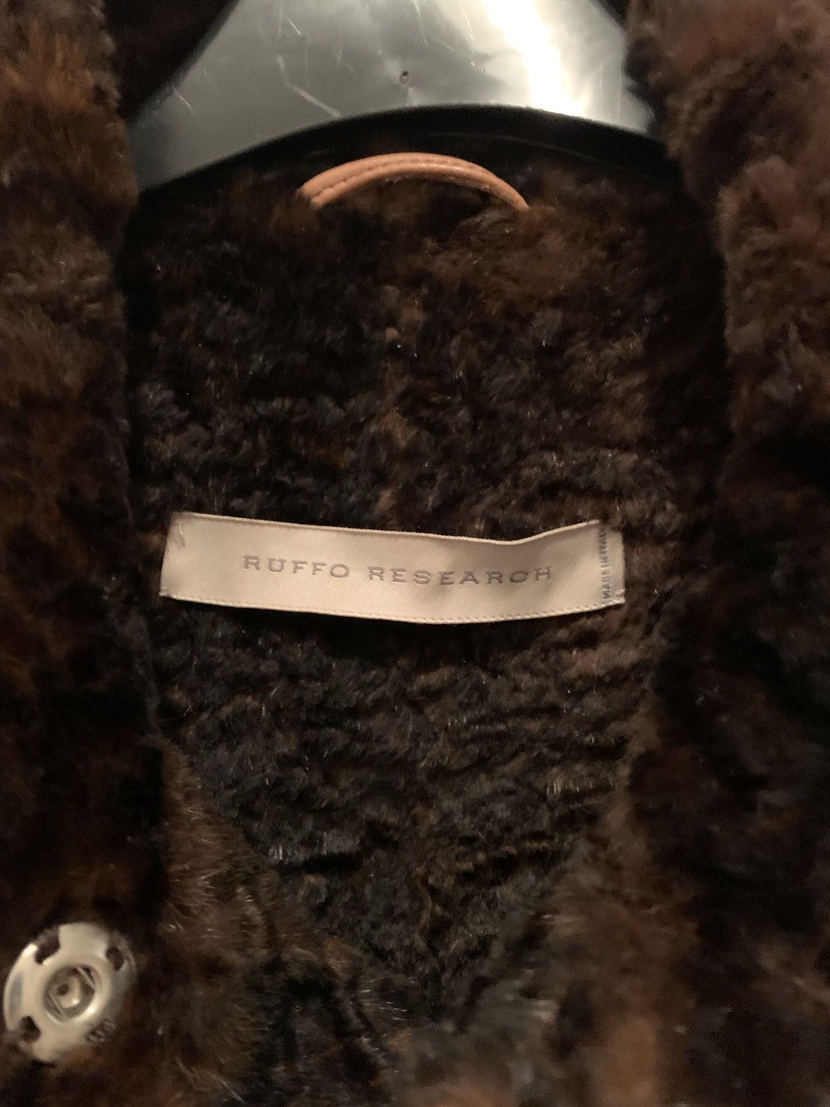 Ruffo Research Ruffo research x af vandervorst leather fur jacket Size S / US 4 / IT 40 - 5 Thumbnail