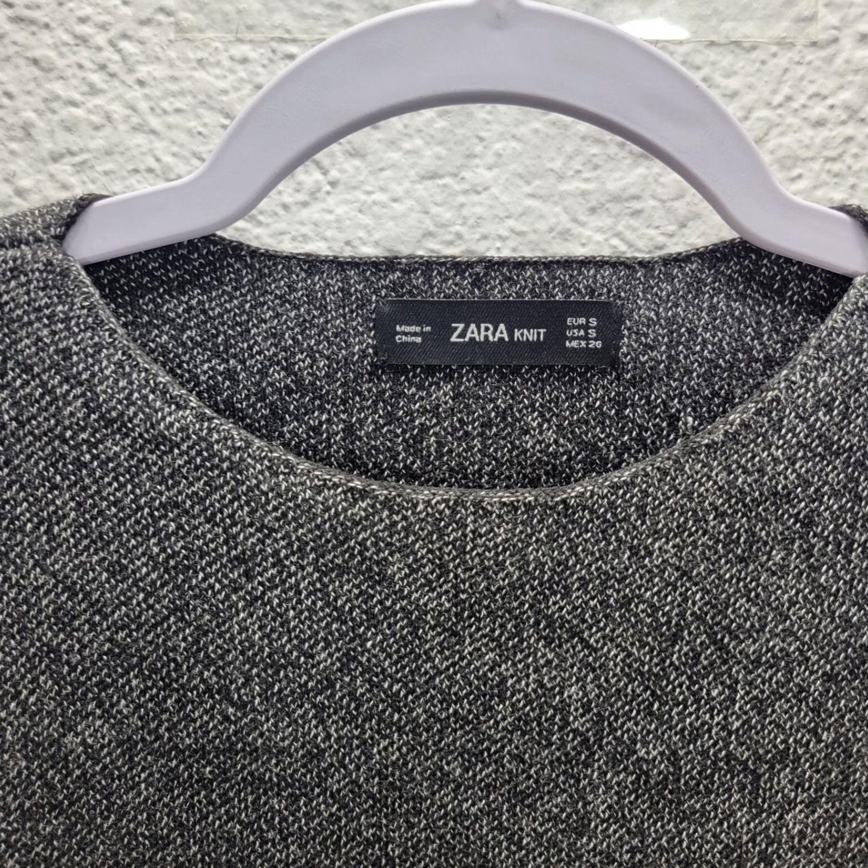 Zara Zara Knit Tank Womens Small Gray Tie Waist Sleeveless Casual Minimalist Top Size S / US 4 / IT 40 - 2 Thumbnail