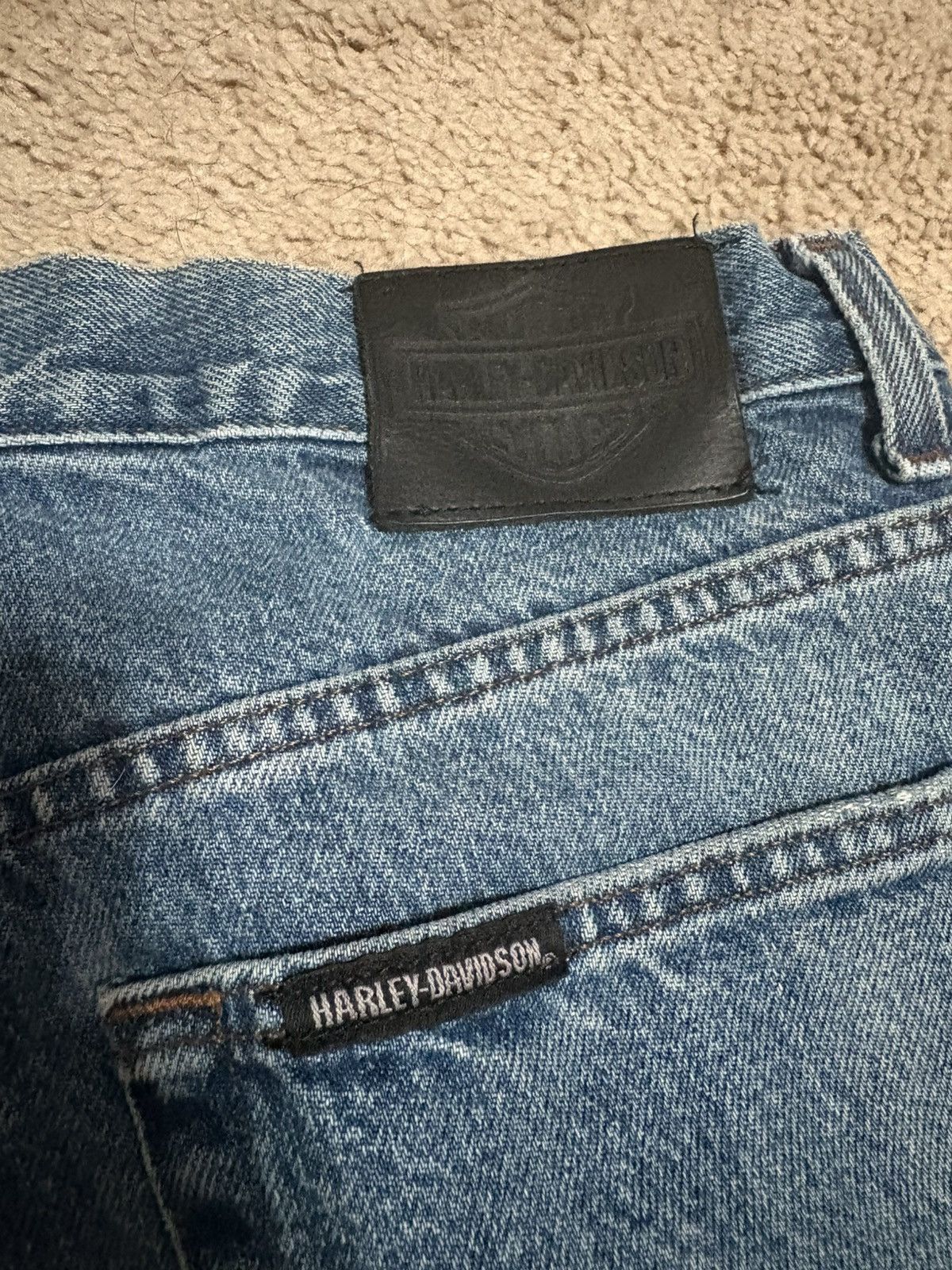 Harley Davidson Harley-Davidson Regular Straight Jeans – Men’s Size US 33 - 7 Thumbnail