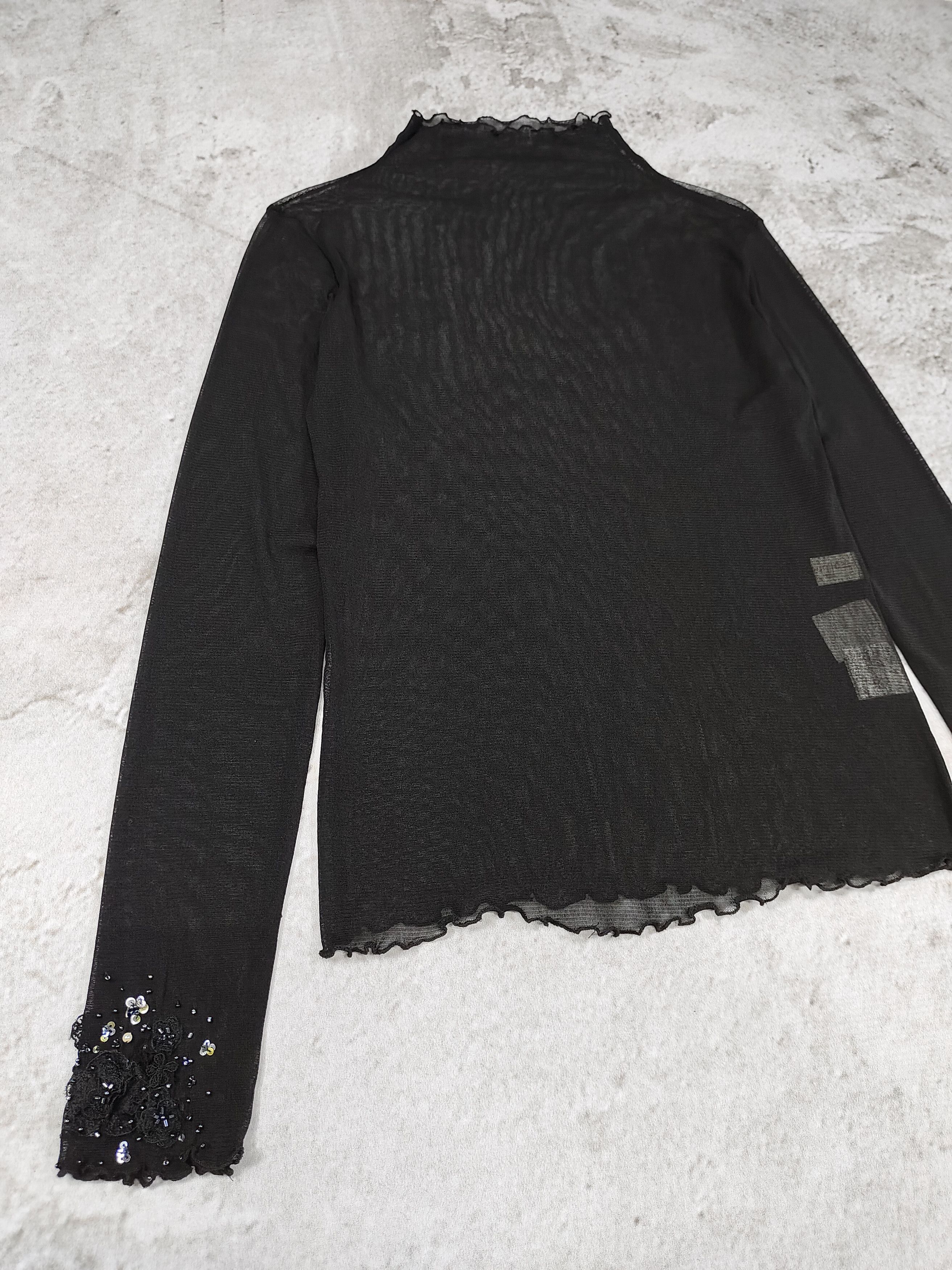 Japanese Brand Via Faburrica🇯🇵Gothic Fairy Grunge Sheer Beaded Cuff Size M / US 6-8 / IT 42-44 - 8 Thumbnail