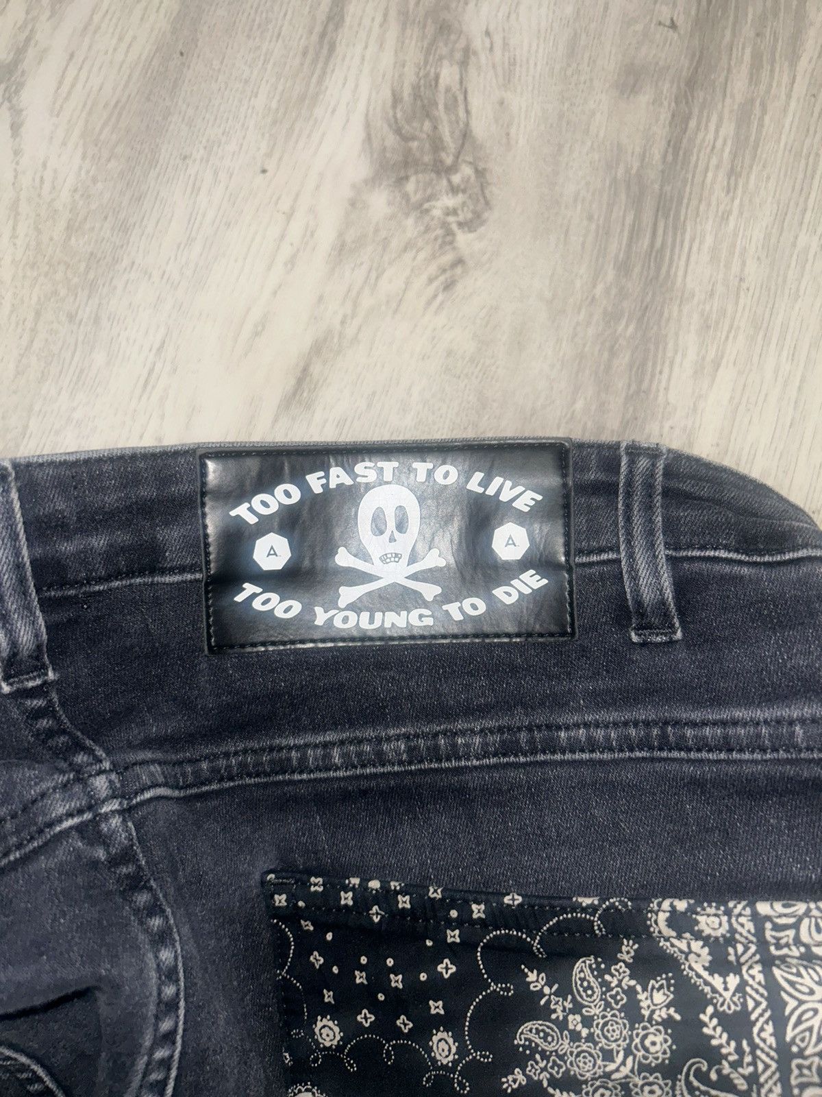 Alchemist Black Alchemist Bandana print Jeans Size US 32 / EU 48 - 9 Thumbnail