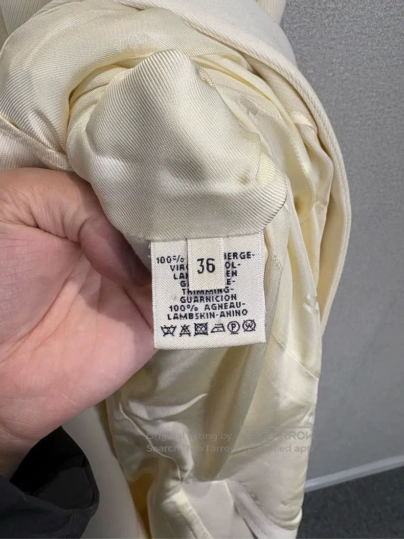 Hermes Hermes Beige Lapel Long Sleeve Jacket Size XS / US 0-2 / IT 36-38 - 5 Thumbnail