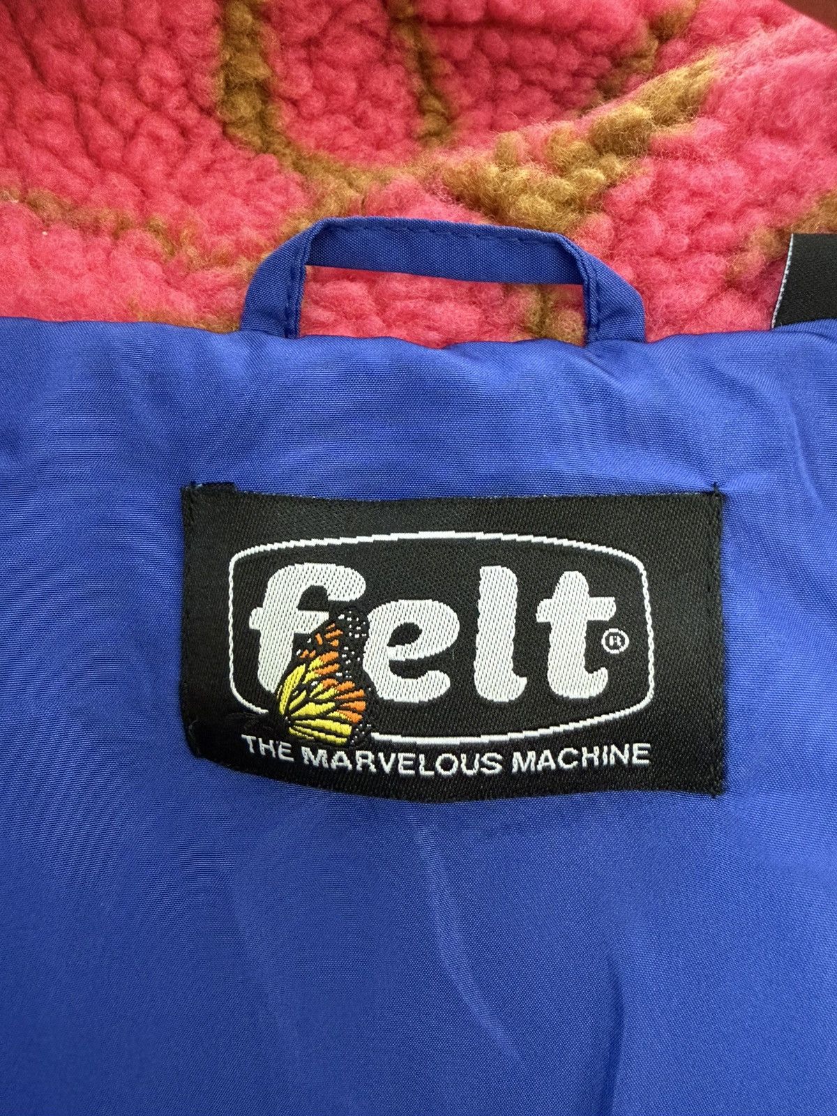 FELT FELT “Flower Cycle” Brown Sherpa Jacket Size US S / EU 44-46 / 1 - 5 Thumbnail