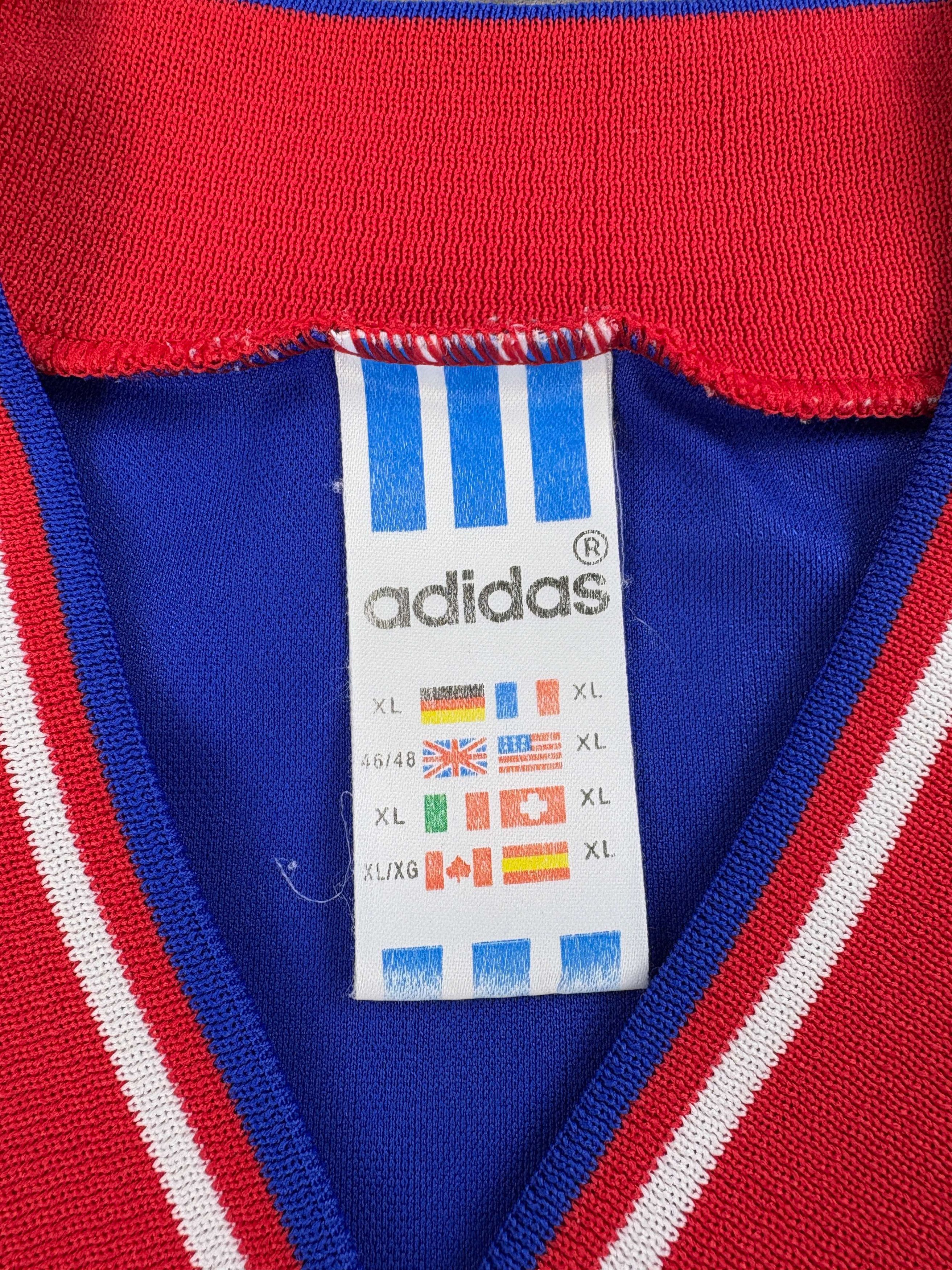 Adidas Rangers 1992-94 Adidas home football jersey shirt size XL Size US XL / EU 56 / 4 - 5 Thumbnail