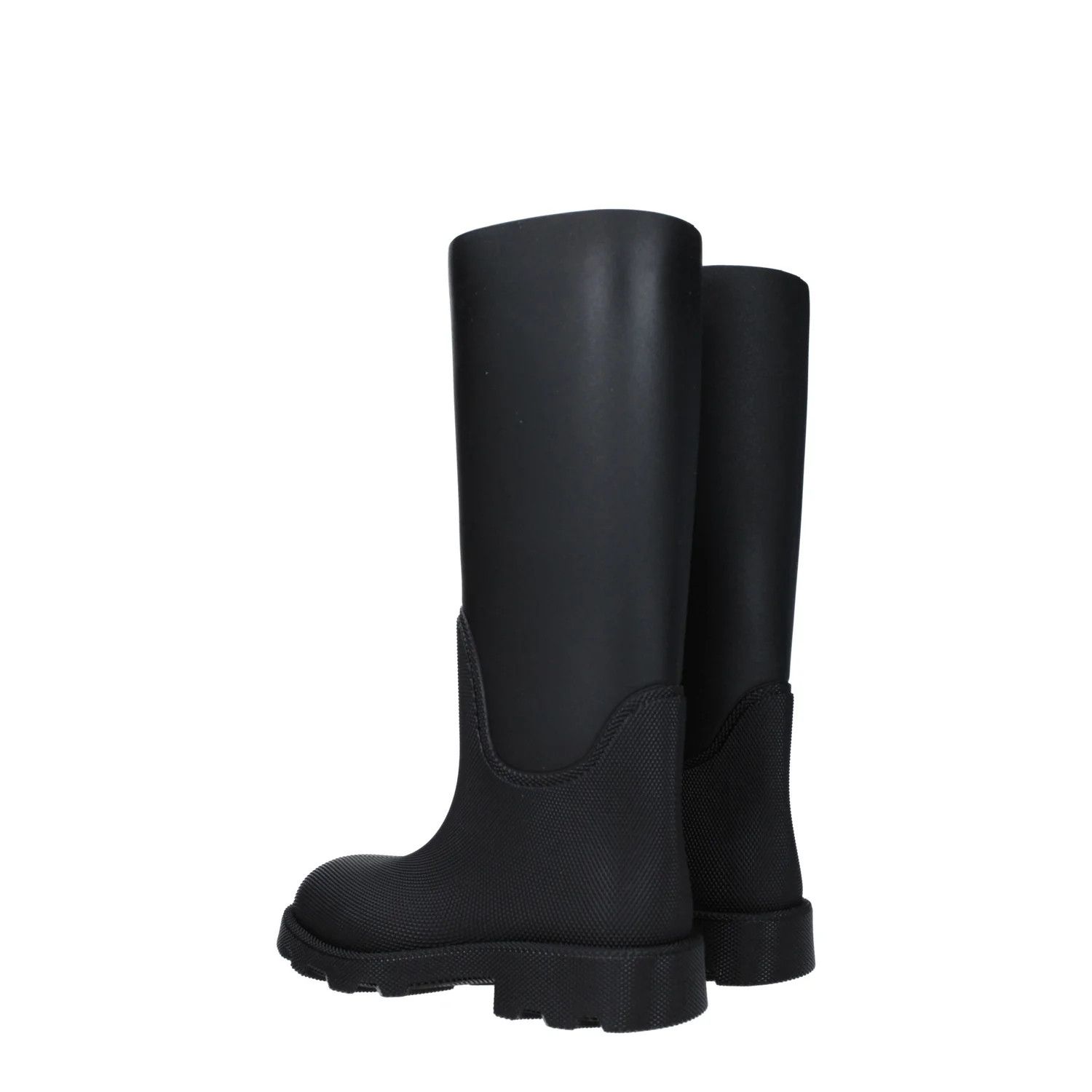 Burberry ob1o1e1024 Rubber Boots in Black Size US 9 / IT 39 - 4 Thumbnail