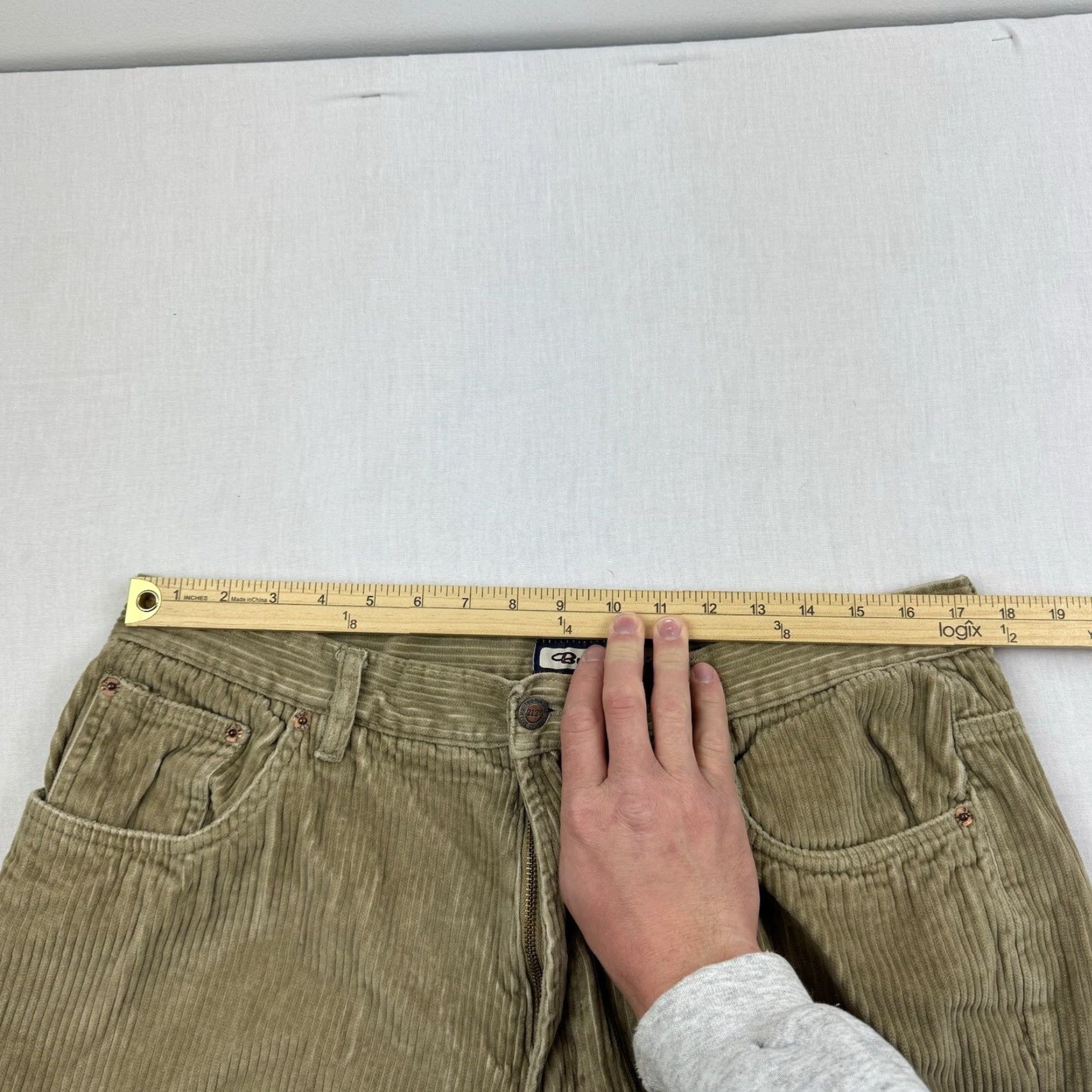 Vintage Vintage 212 Degree Burgundy Corduroy Pants Adult 38x32 Tan Baggy Skater Y2K Size US 38 / EU 54 - 6 Thumbnail