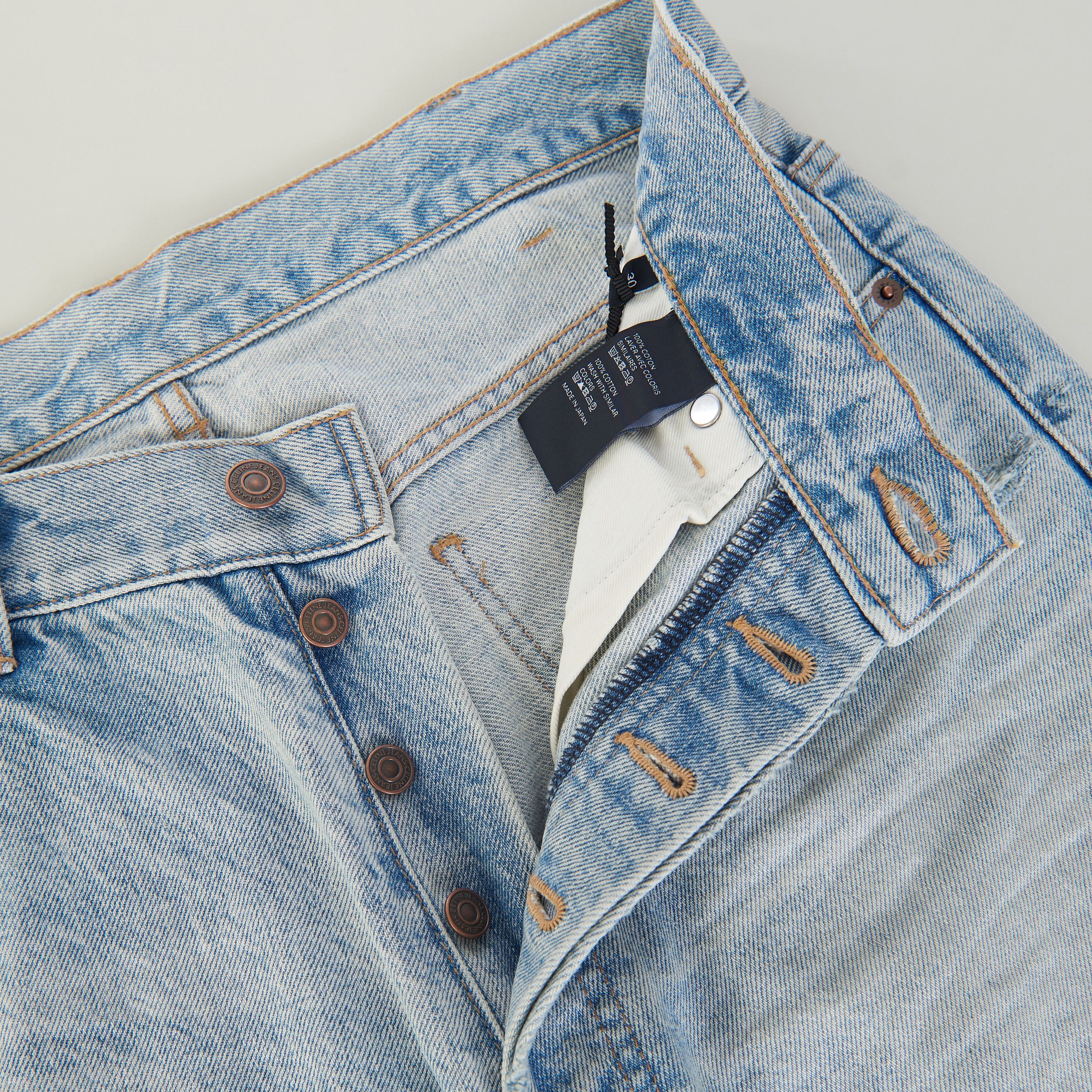 Celine Wesley Jeans - Blue Breezy Point Wash Denim Size US 32 / EU 48 - 11 Thumbnail
