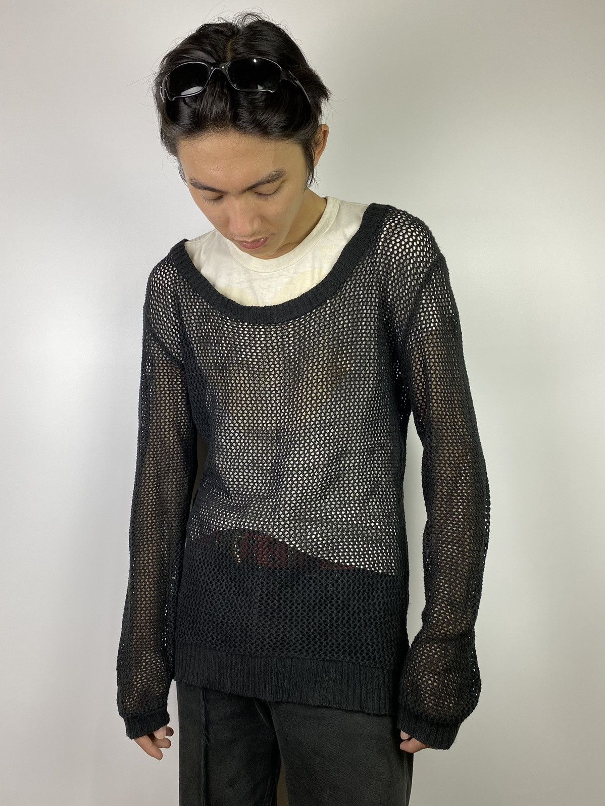 14th Addiction × If Six Was Nine × Japanese Brand crazy gothic fishnet knit lip service generation Size US M / EU 48-50 / 2 - 13 Thumbnail