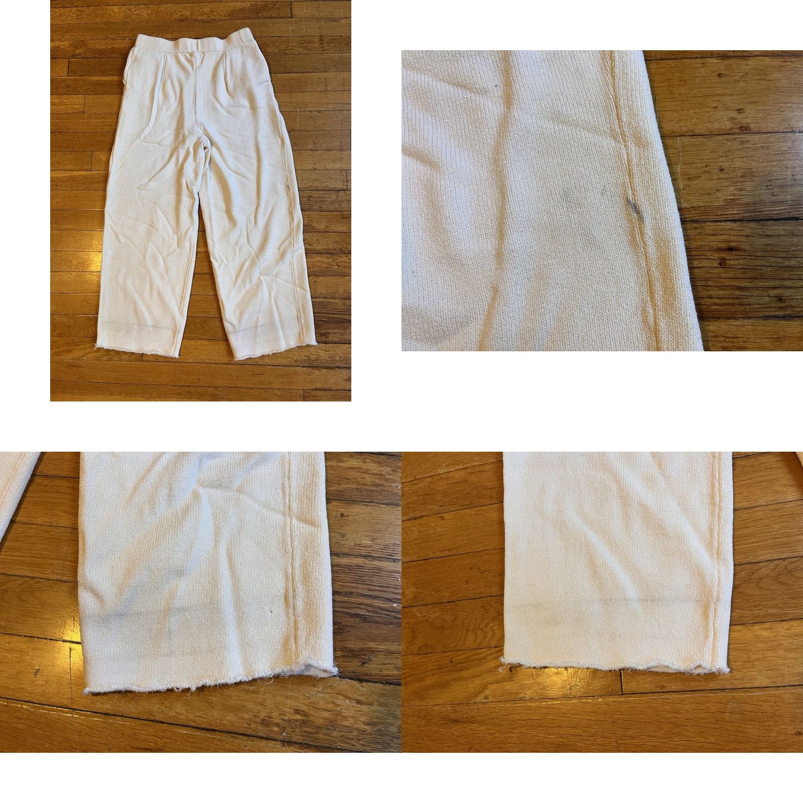St. John St. John Evening Santana Knit Stretch Pants Women's 10 White Slim Straight City Preppy Dress Pants Mens? Size 32" / US 10 / IT 46 - 8 Thumbnail