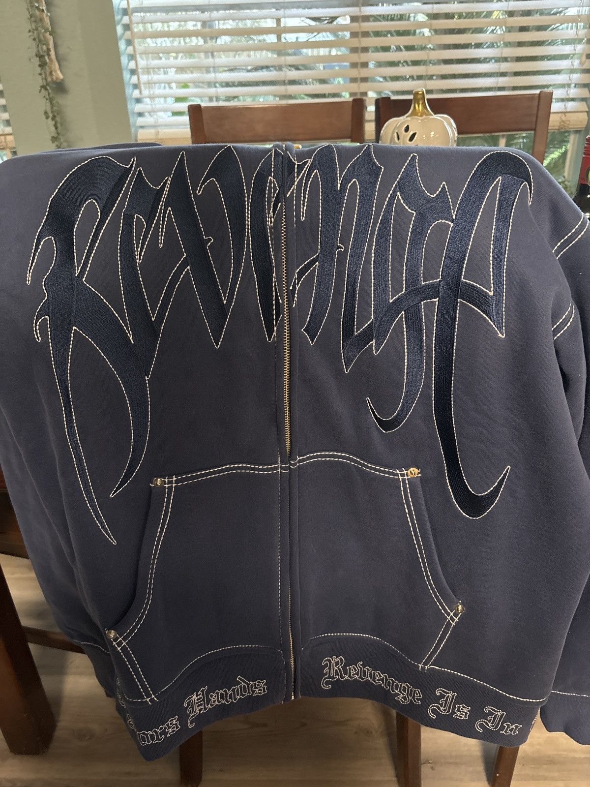 Revenge Deep blue/ on deep blue Revenger jacket Size US L / EU 52-54 / 3 - 1 Thumbnail