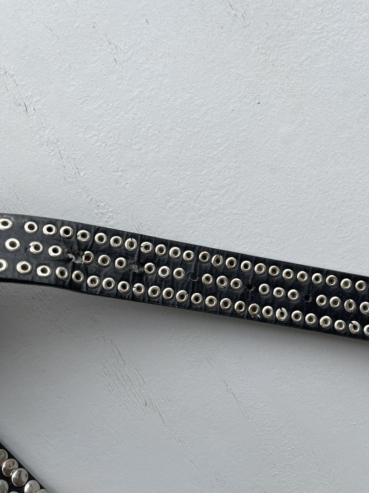 Japanese Brand Y2k Fish Scale Rhinestones Punk Grunge BB Simon Style Belt Size ONE SIZE - 12 Thumbnail