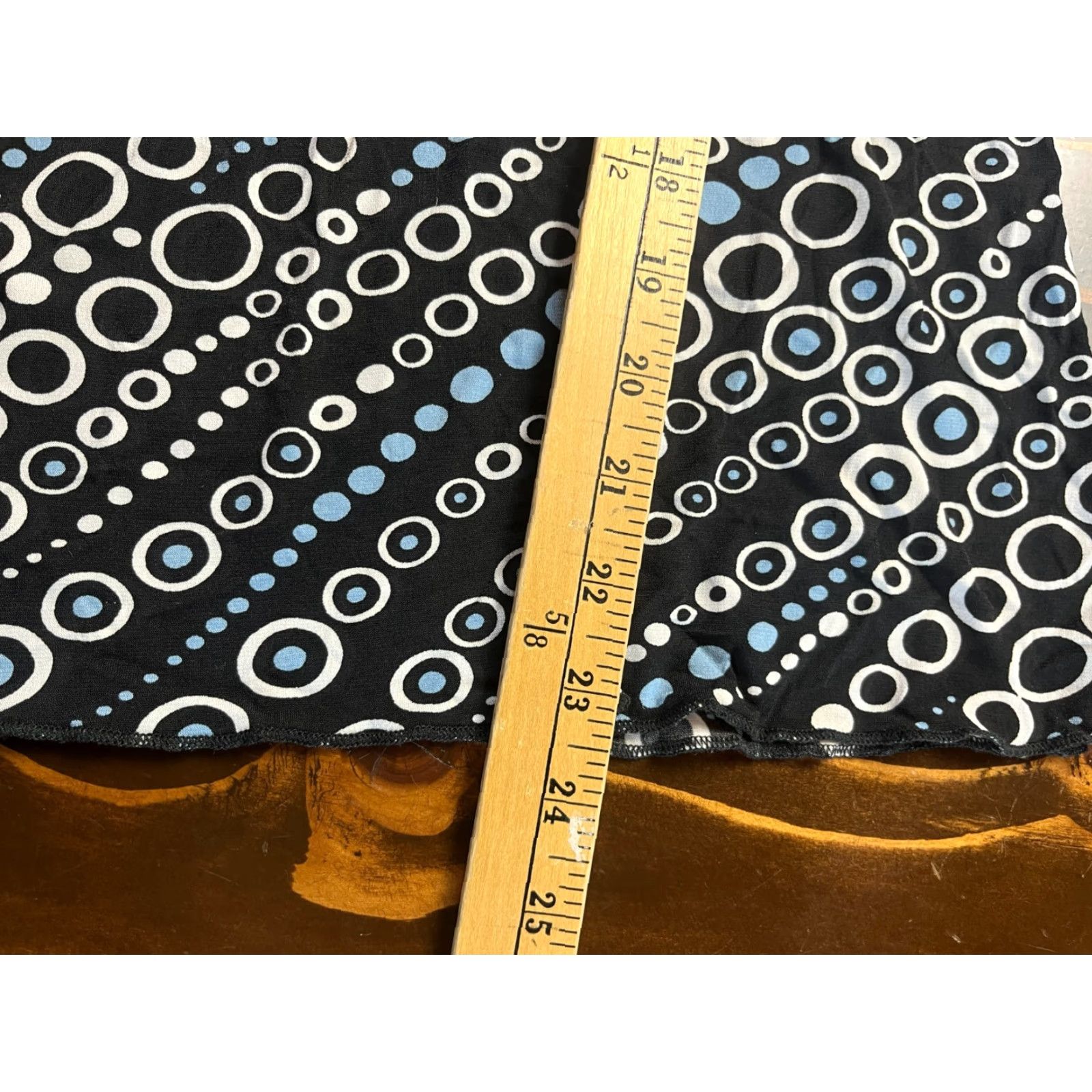 Vintage Susan Lawrence Shirt Women’s Medium Black White Blue Circles T-Shirt Casual Modern Basic Short Sleeve Round Neck Size M / US 6-8 / IT 42-44 - 4 Thumbnail