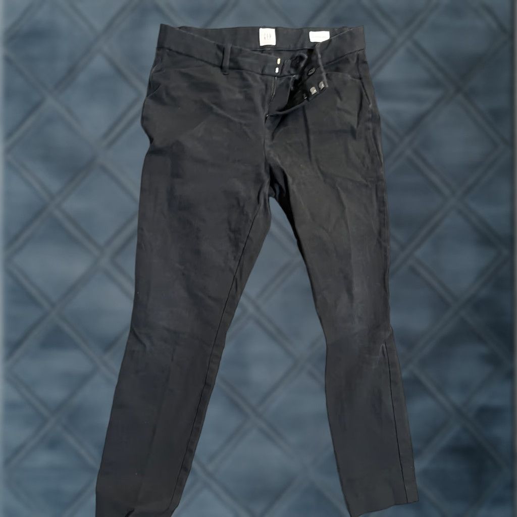 Gap Gap Women's Pants Size 8 Regular Black Skinny Ankle Stretch Denim Size 30" / US 8 / IT 44 - 1 Thumbnail