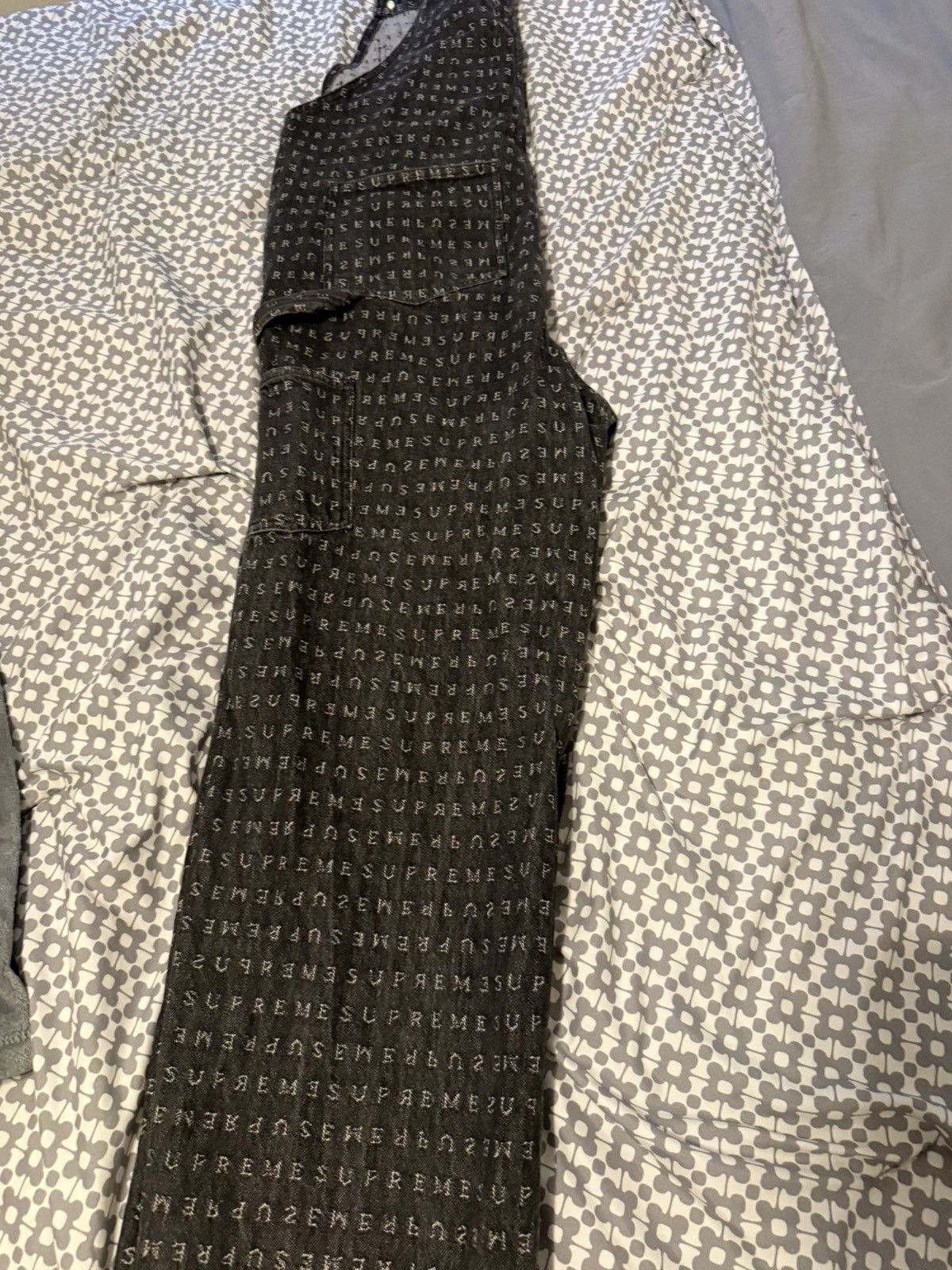 Supreme Supreme Jacquard Logos Denim Overalls Black Size US S / EU 44-46 / 1 - 3 Thumbnail
