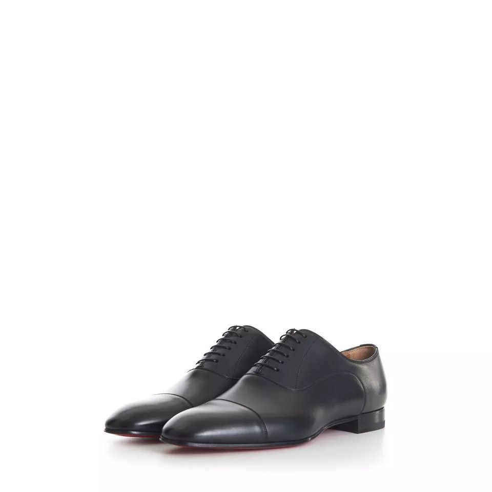 Christian Louboutin o1s1wg110924 Boabi Falt Calf Shoes in Black Size US 10 / EU 43 - 1 Thumbnail
