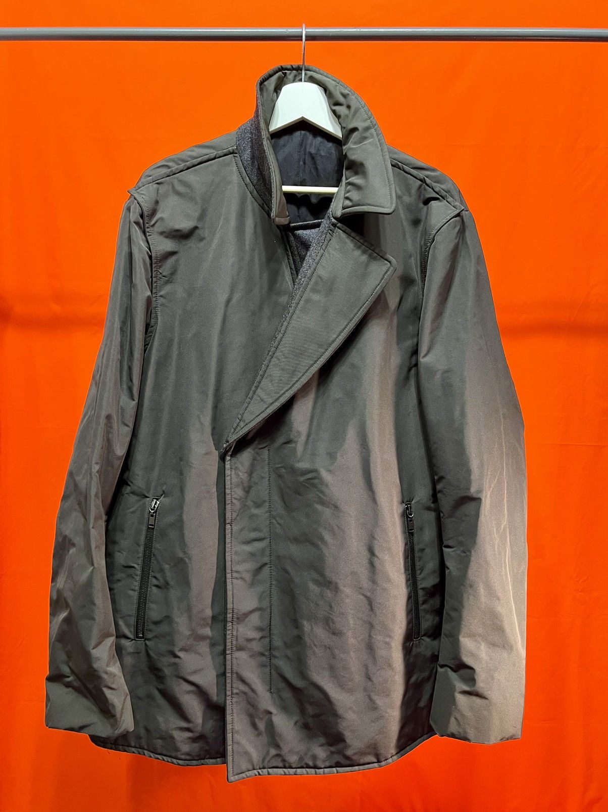 Lanvin LANVIN tech heavy jacket constructed on wool Size US L / EU 52-54 / 3 - 2 Thumbnail