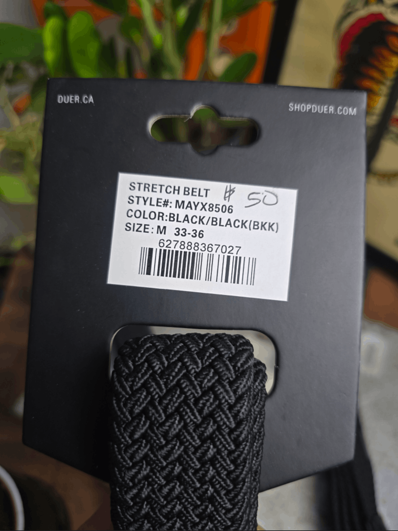 DUER Stretch Belt Size 36 - 5 Thumbnail