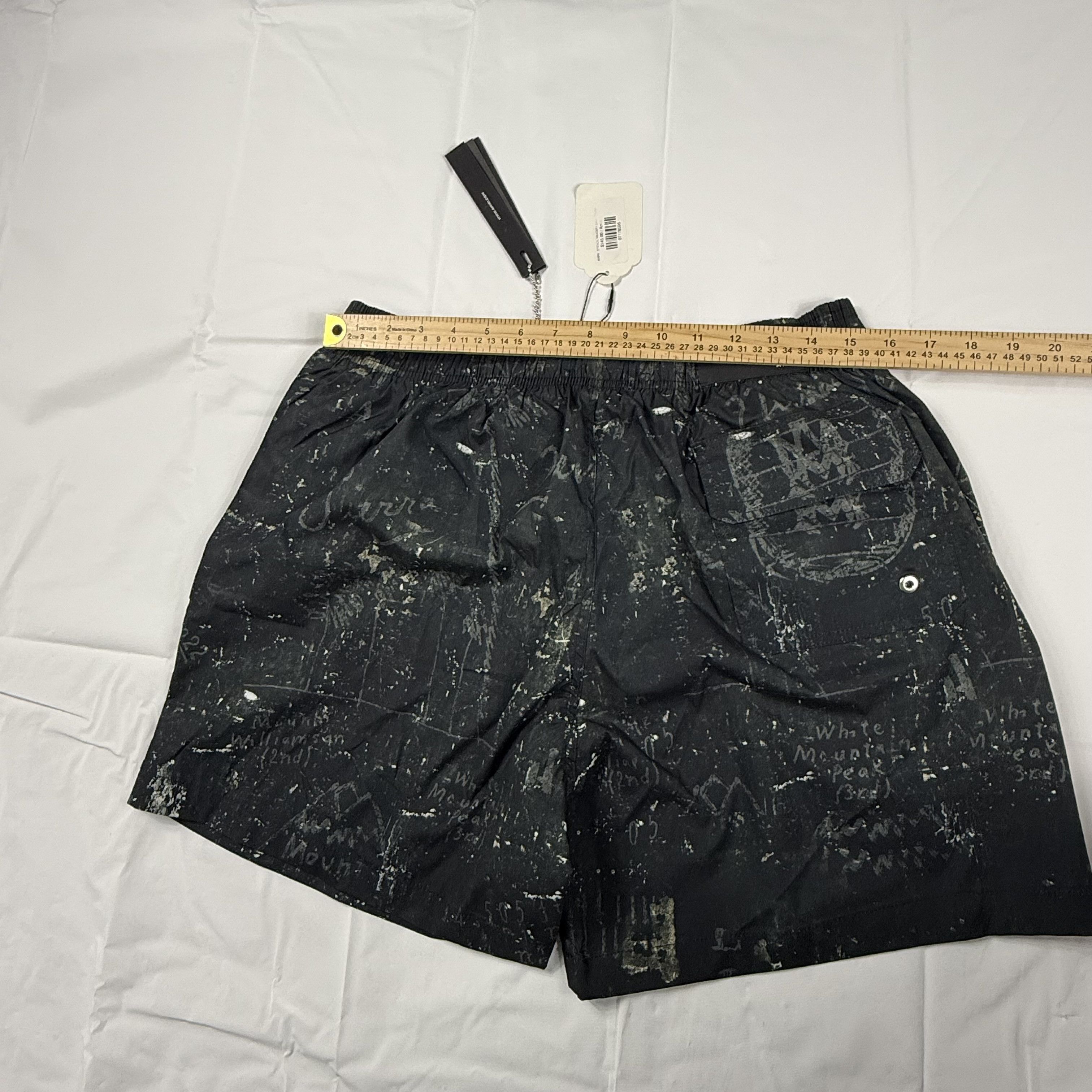 Amiri Amiri Stencil Military Swim Trunks Black Mens 36 Size US 36 / EU 52 - 9 Thumbnail