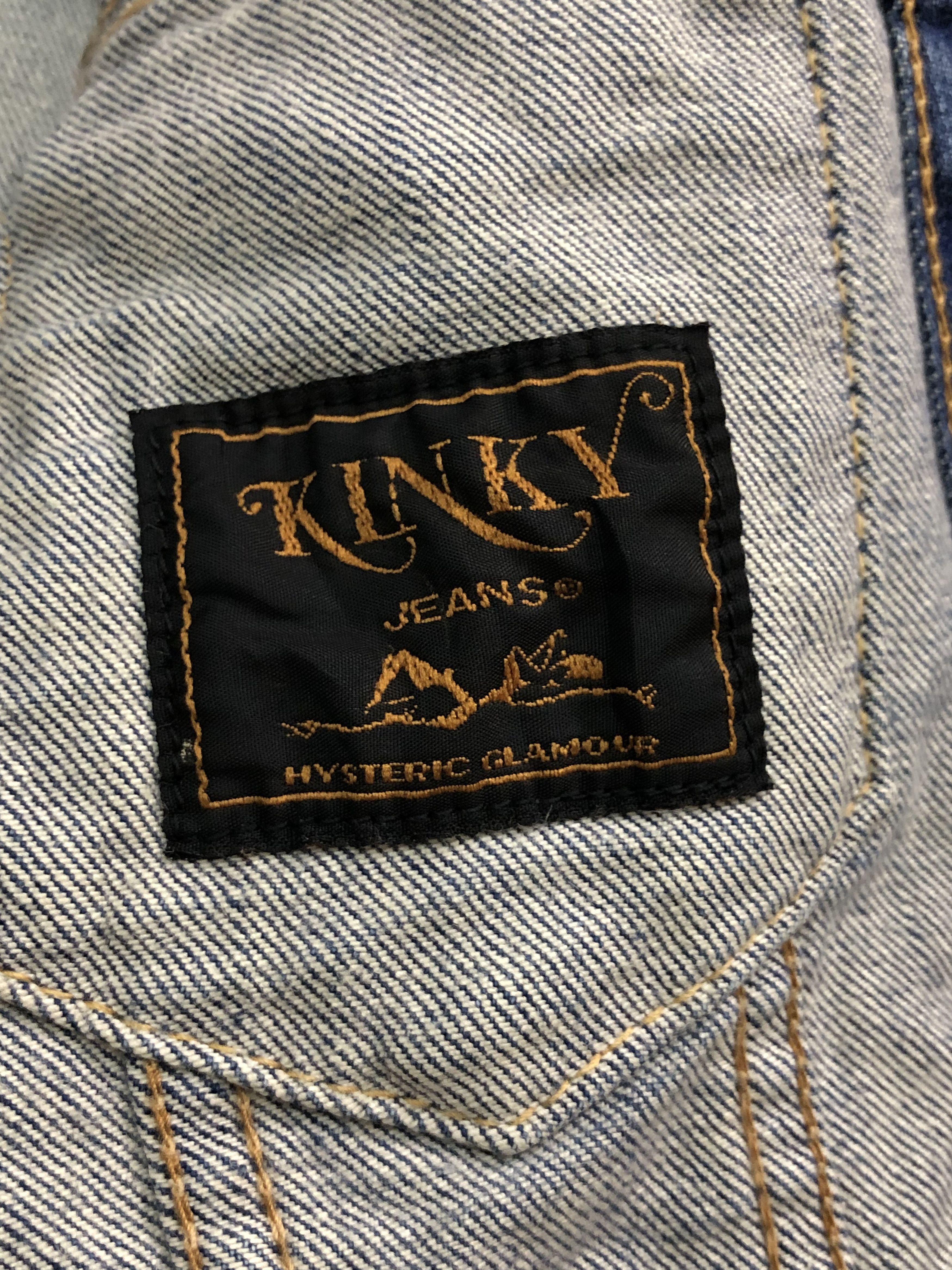 Hysteric Glamour RARE🔥90’S HYSTERIC KINKY JEANS TAKUYA KIMURA DENIM JACKET Size XXS / US 00 / IT 34 - 23 Thumbnail