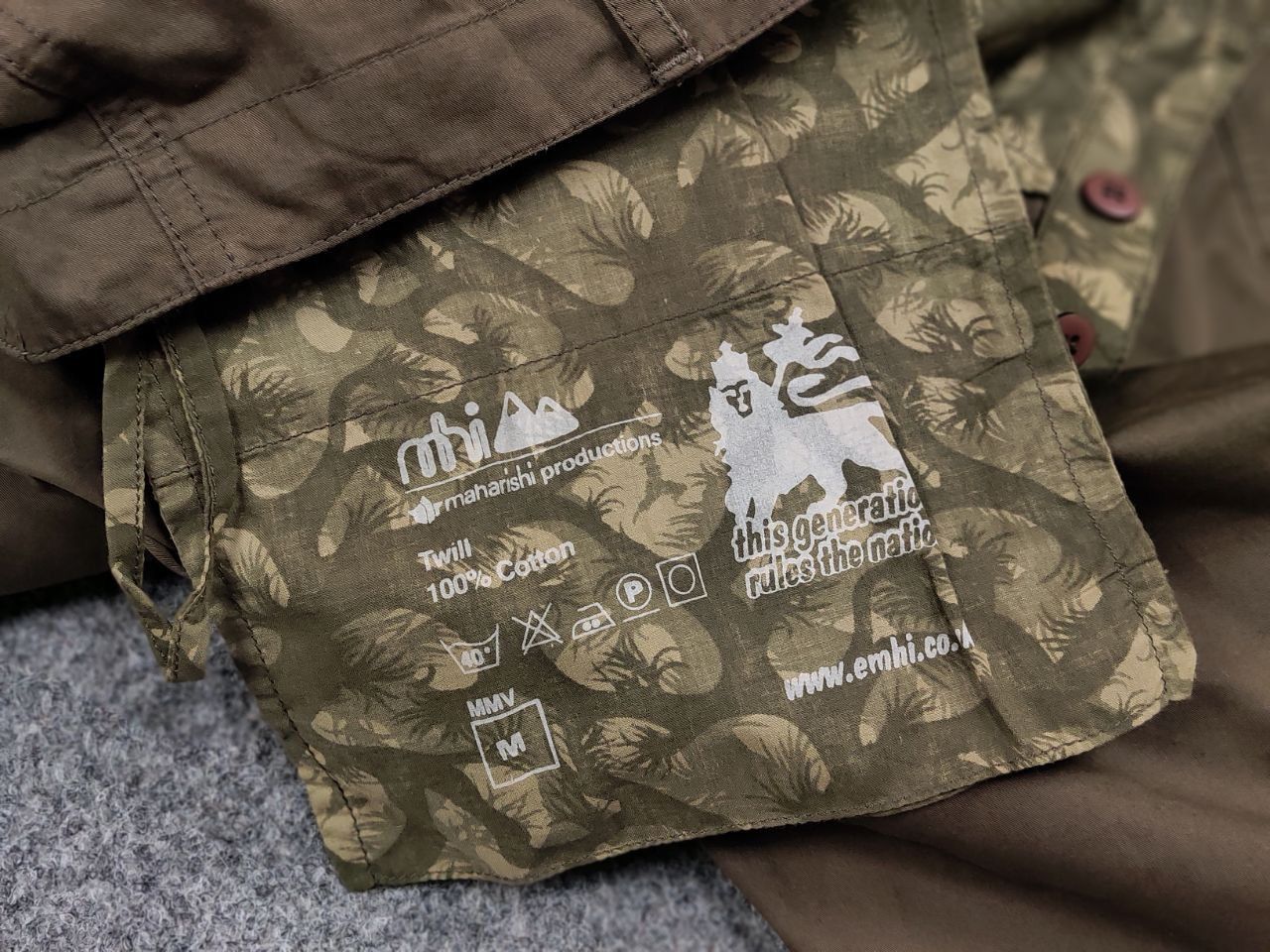 Maharishi Maharishi Productions Olive Baggy Trouser Pants Japan Style Size US 32 / EU 48 - 17 Thumbnail