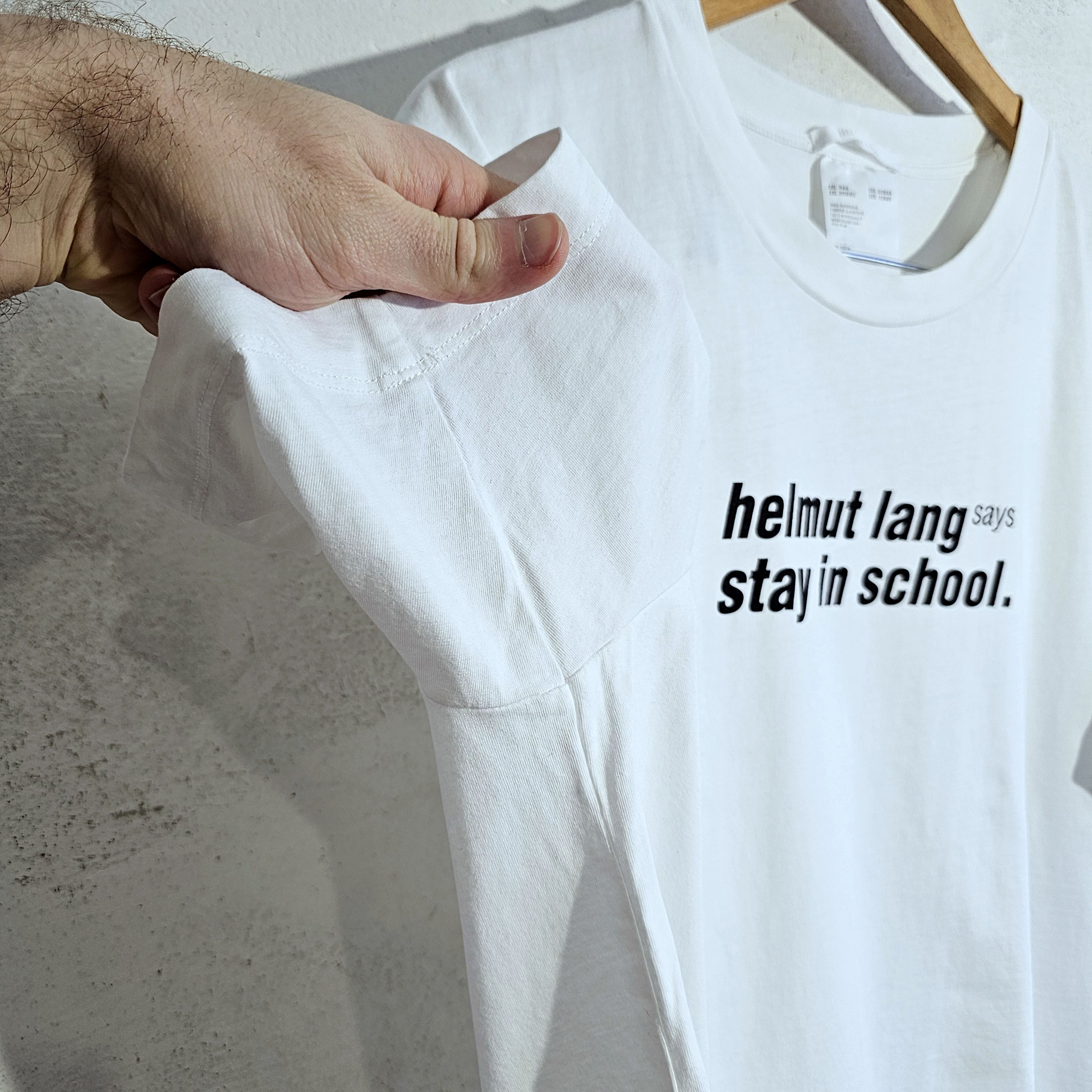 Helmut Lang × Vintage Helmut Lang oversize vintage white t-shirt Size US XXL / EU 58 / 5 - 8 Thumbnail