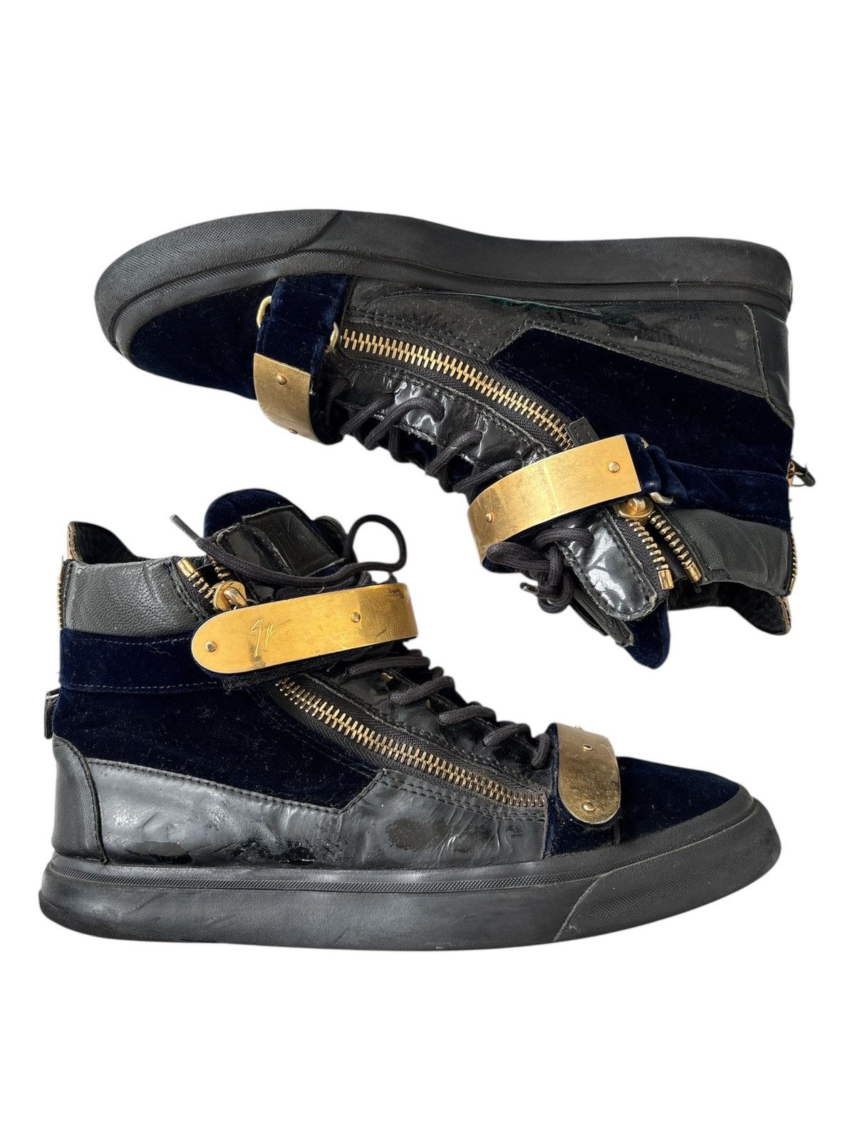 Giuseppe Zanotti Coby Double Straps Sneakers Size US 9 / EU 42 - 2 Thumbnail