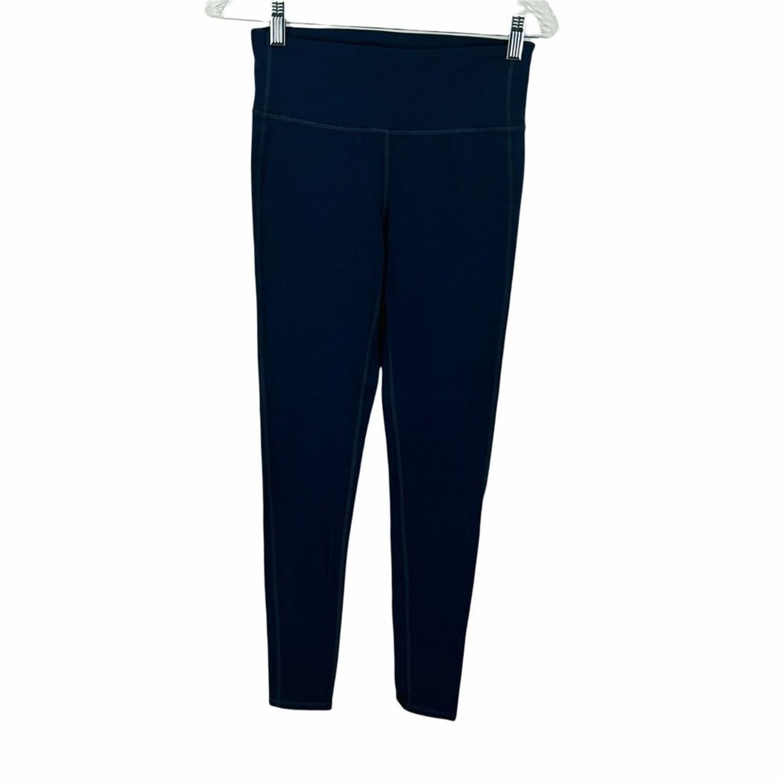 Athleta Athleta High Rise Chaturanga Tight Solid Blue Womens Small Size 26" / US 2 / IT 38 - 4 Thumbnail