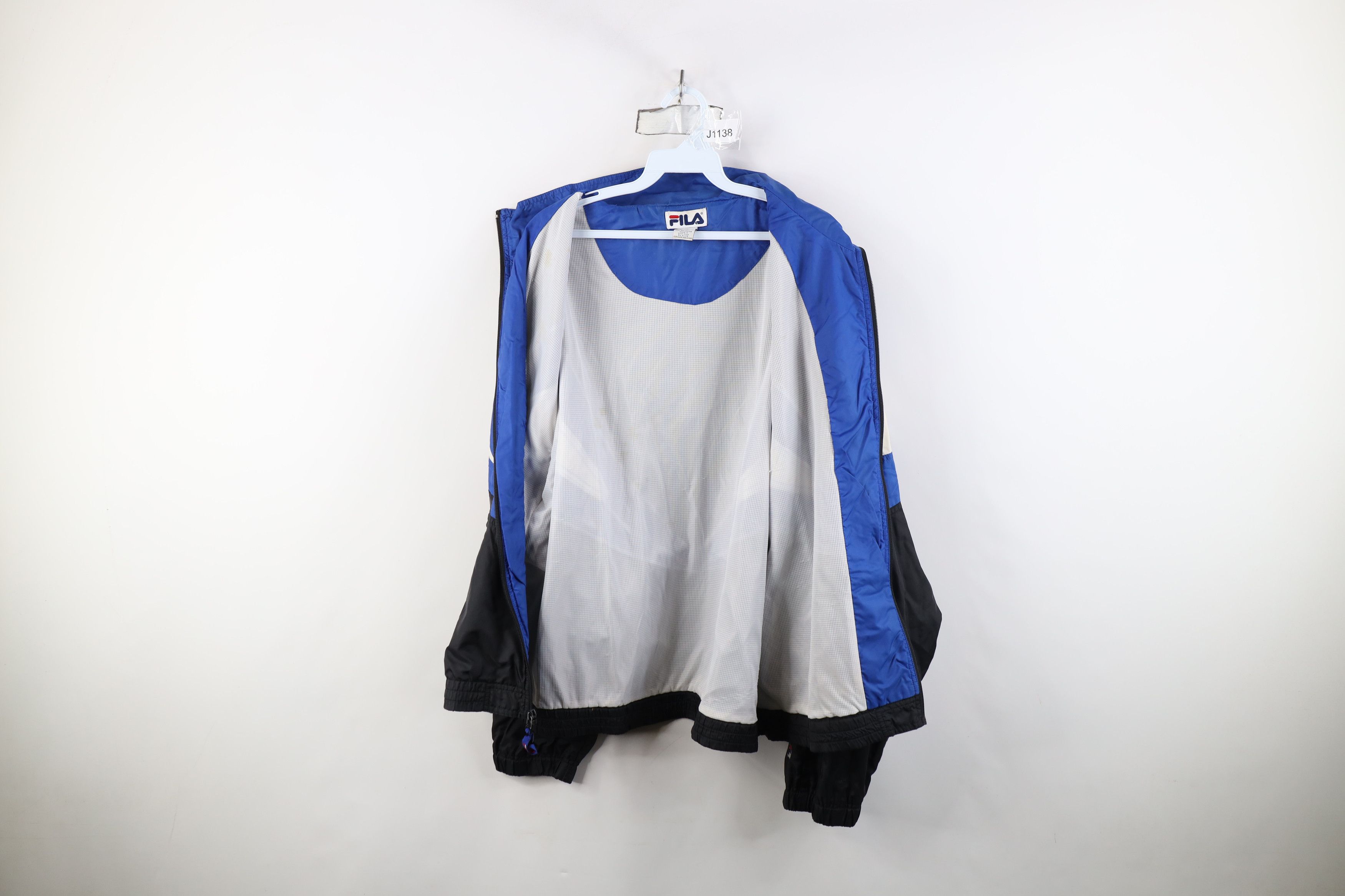 Fila Vintage 90s Fila Block Lined Bjorn Borg Windbreaker Jacket Size US XL / EU 56 / 4 - 11 Thumbnail
