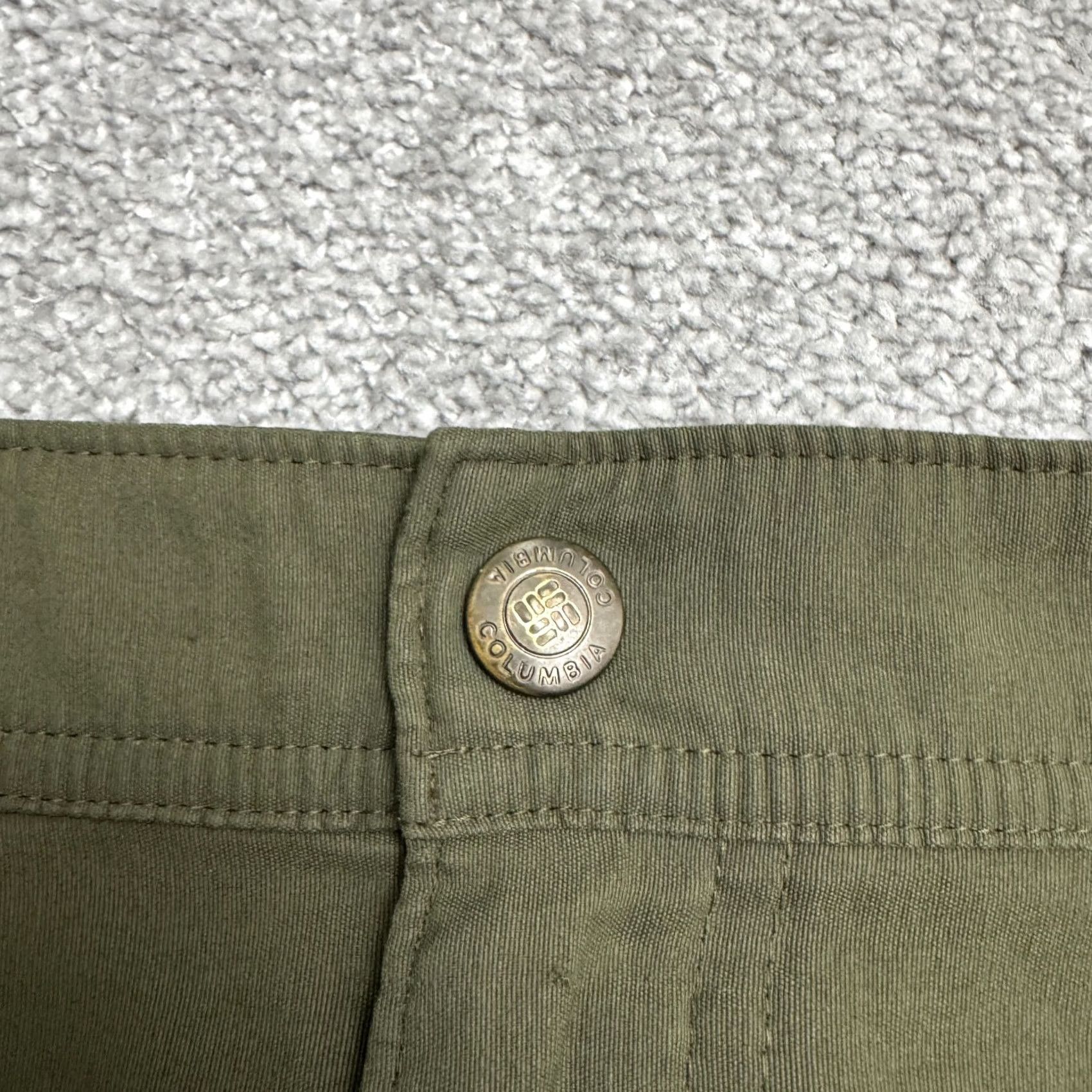 Olive Columbia Silver Ridge II Outdoor Hiking Shorts Mens 38 Olive Green Nylon Trail Shorts Medium Pocketed Size US 38 / EU 54 - 4 Thumbnail