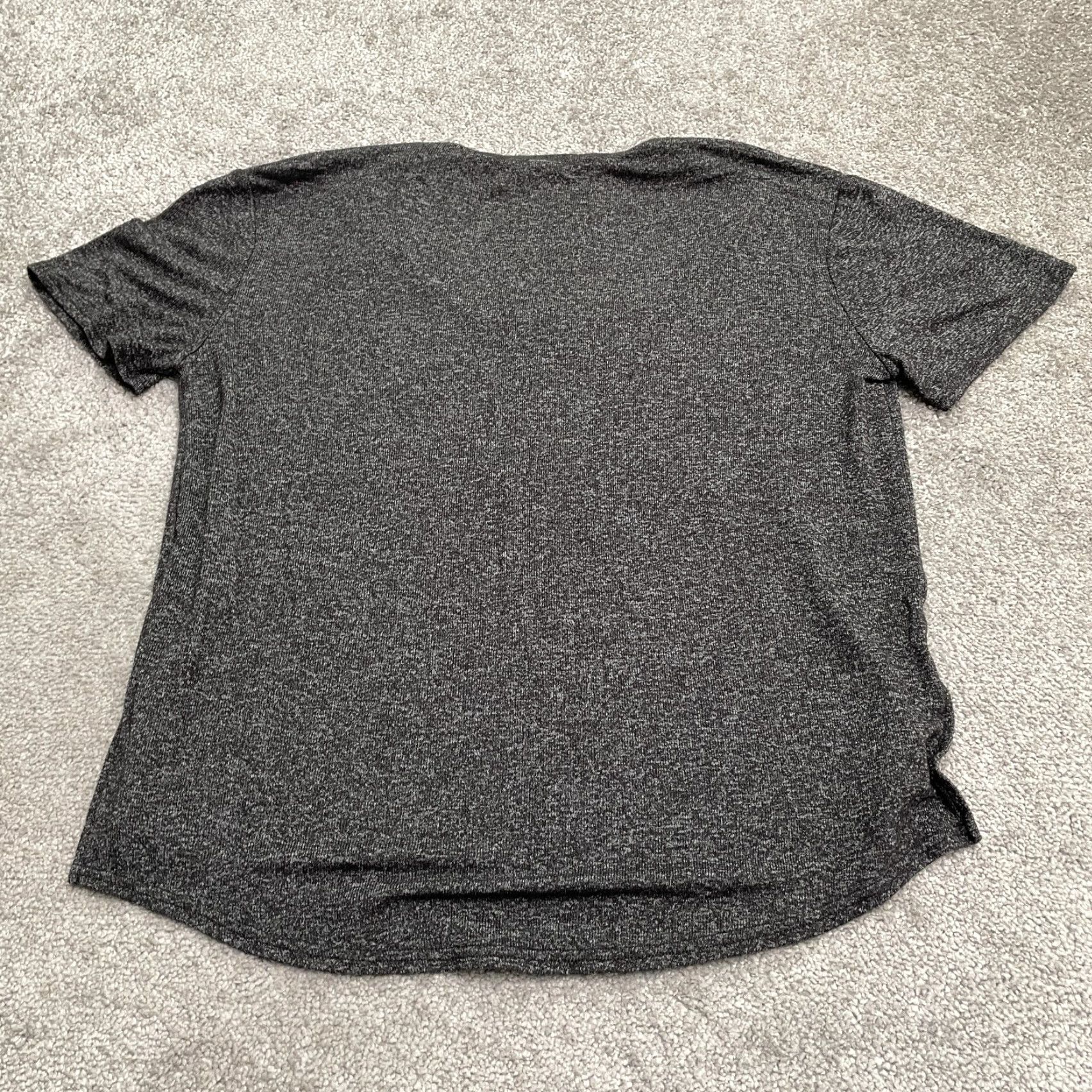 Vintage Make + Model T-Shirt Womens Adult Medium Dark Gray Scoop Neck Short Sleeve Tee Basic Size M / US 6-8 / IT 42-44 - 2 Thumbnail