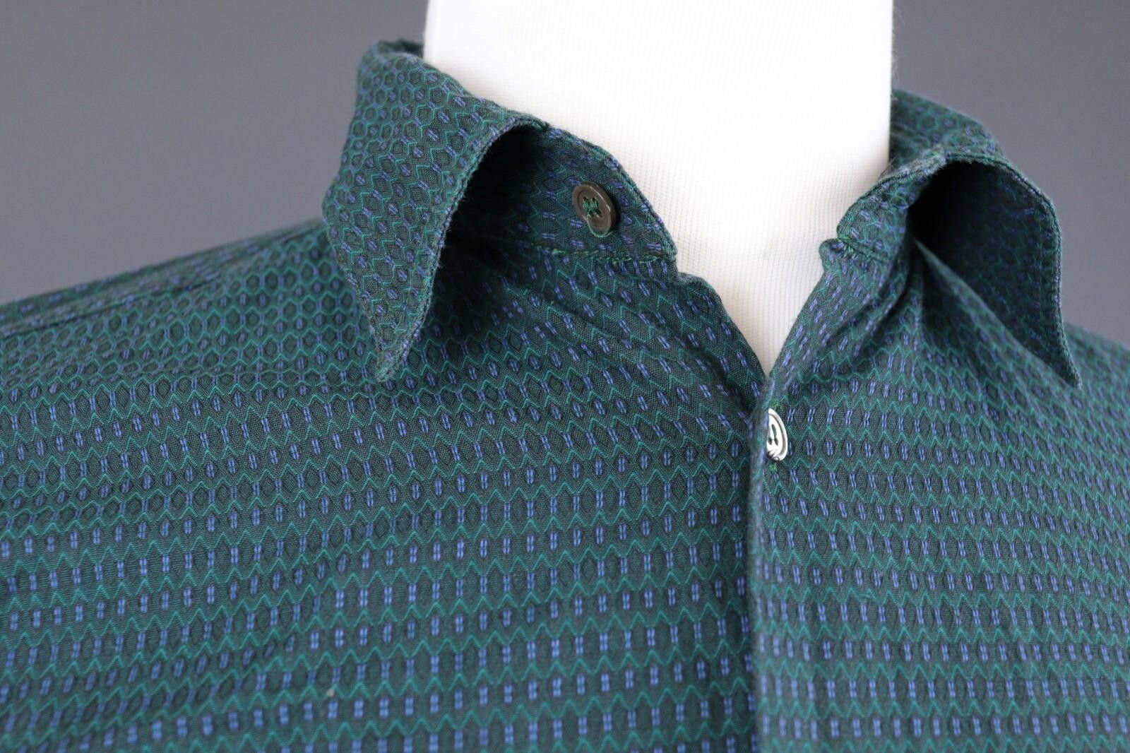 Christian Dior Monsieur Mondi Green Long Sleeve Button Down Shirt Size S Size US S / EU 44-46 / 1 - 4 Thumbnail