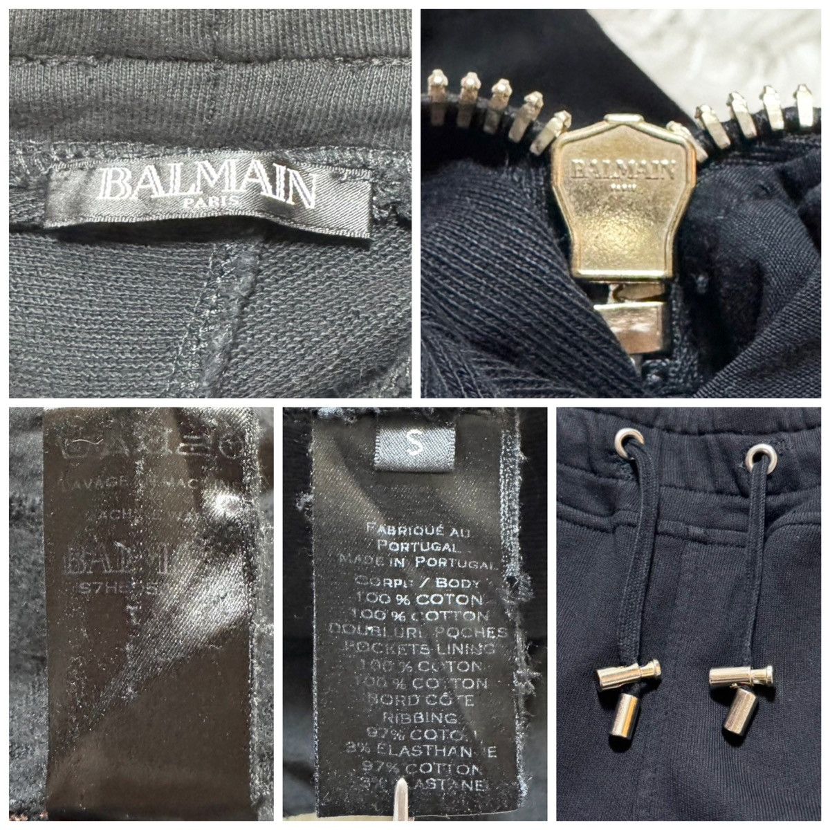 Balmain Balmain Homme Color-blocked Biker Sweatpants Size US 29 - 2 Thumbnail