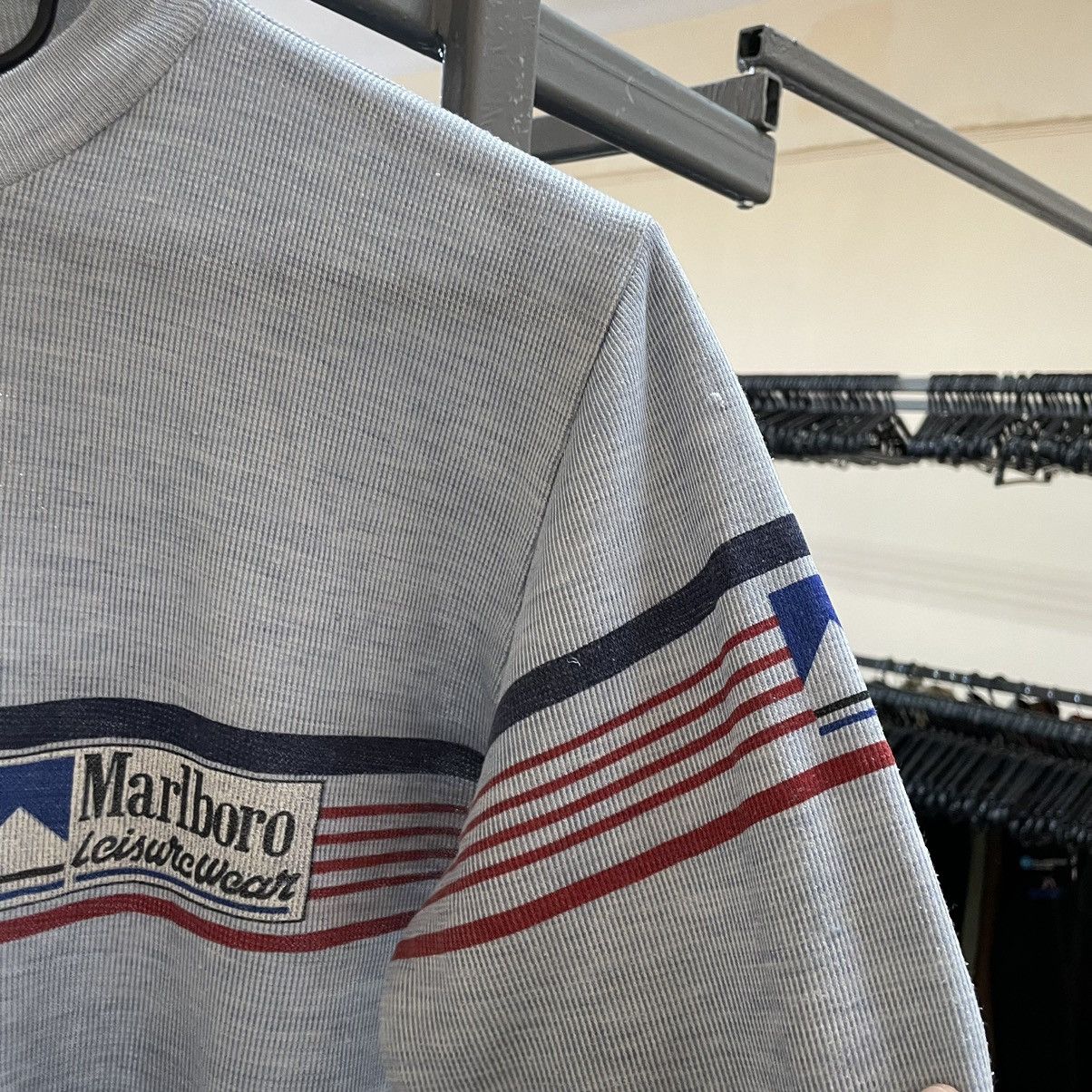 Marlboro × Vintage Vintage 90s Marlboro promo sweater cardigan 80s Size US M / EU 48-50 / 2 - 6 Thumbnail