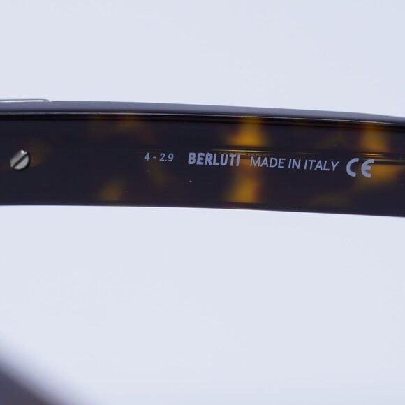 Berluti Berluti BL40002U 52V Sunglasses Havana Aviator Frame Size ONE SIZE - 8 Thumbnail
