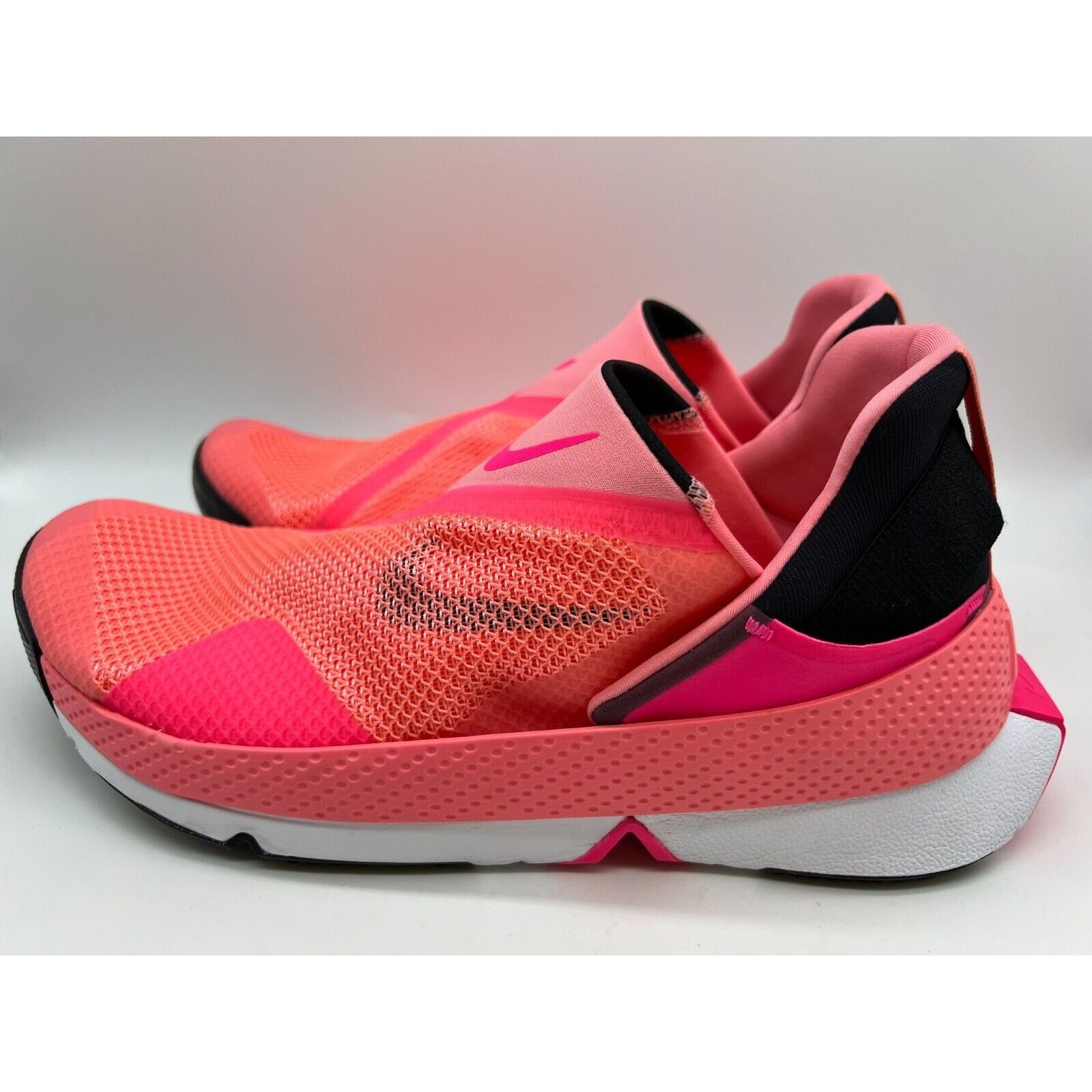 Nike Nike Go Flyease Low Mens Athletic Running Pink White Size 11 Size US 11 / EU 44 - 2 Thumbnail