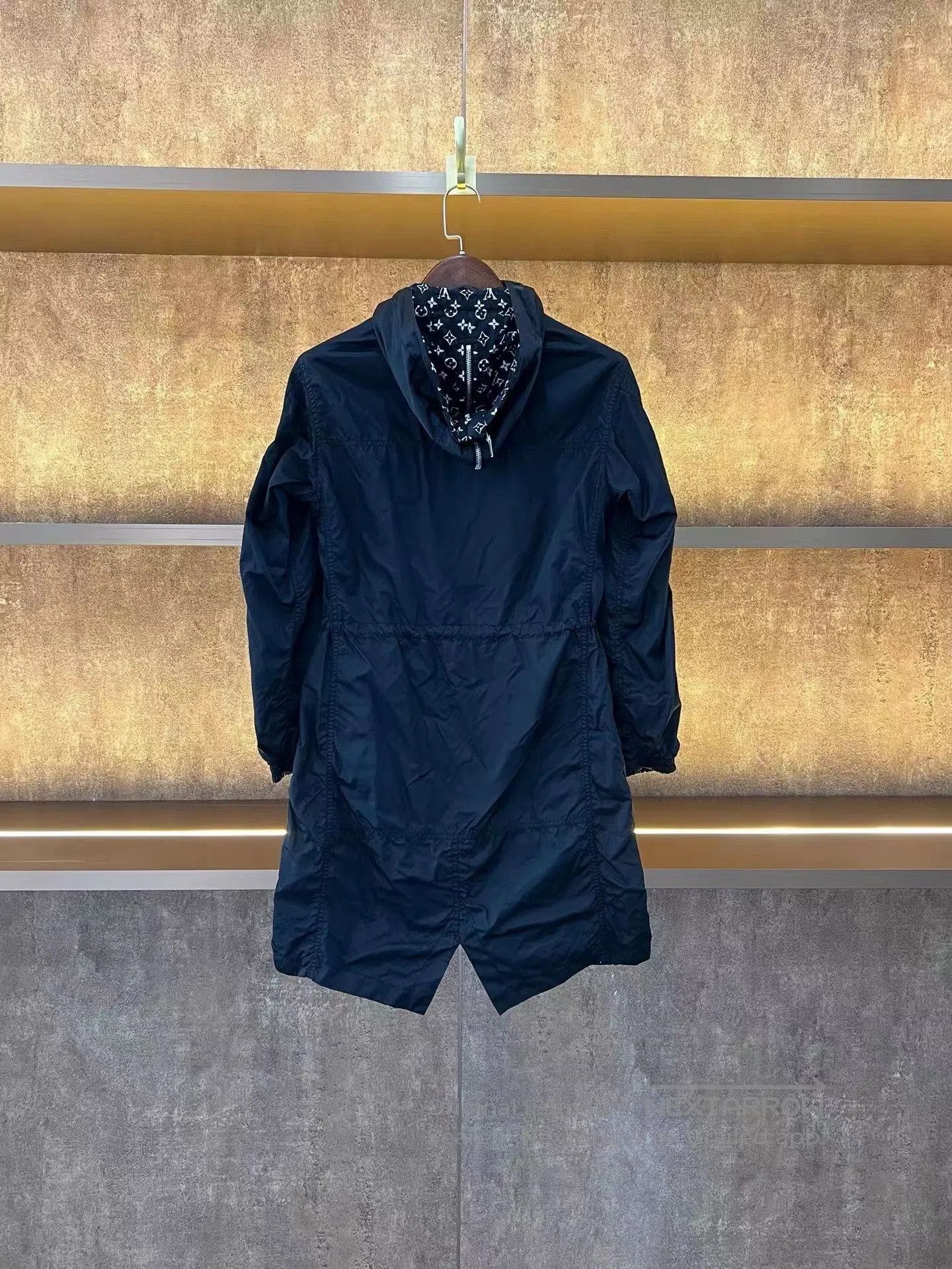 Louis Vuitton LV Full Print Waist-Cinched Jacket. Size XXS / US 00 / IT 34 - 5 Thumbnail