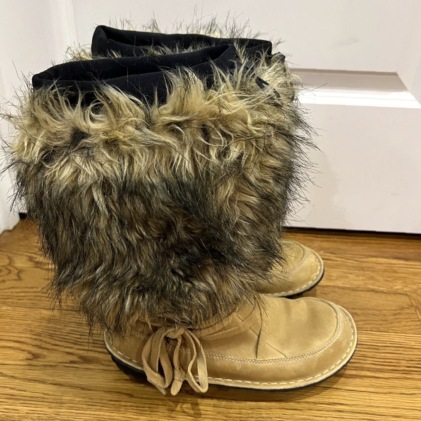 SOREL Sorel Ahnah Thinsulate Winter Snow Boots Women Size 8 Waterproof Insulated Brown Faux Fur Leather Mid-Calf Size US 8 / IT 38 - 5 Thumbnail