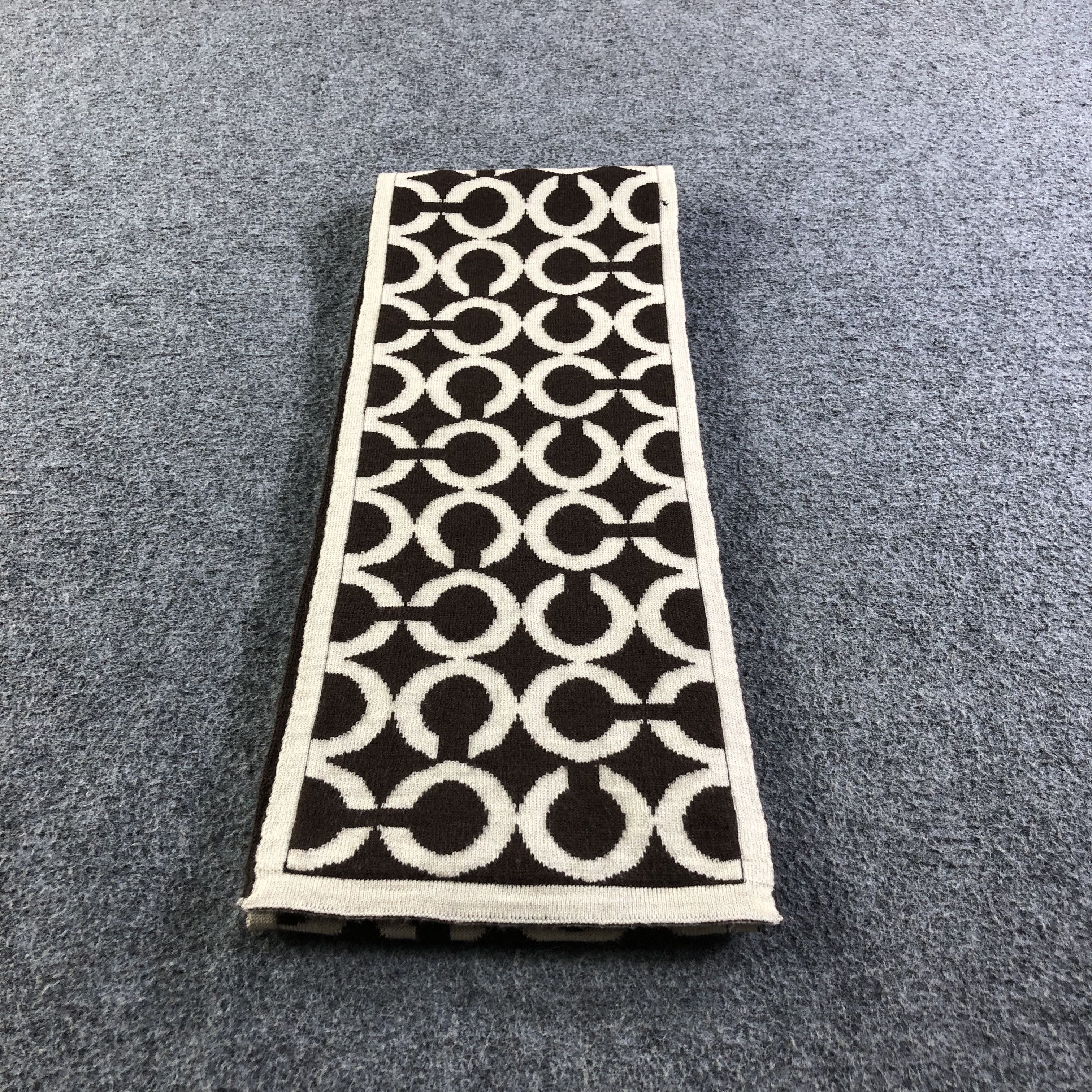 Coach Coach Monogram Merino Scarf Muffler V1741 Size ONE SIZE - 3 Thumbnail