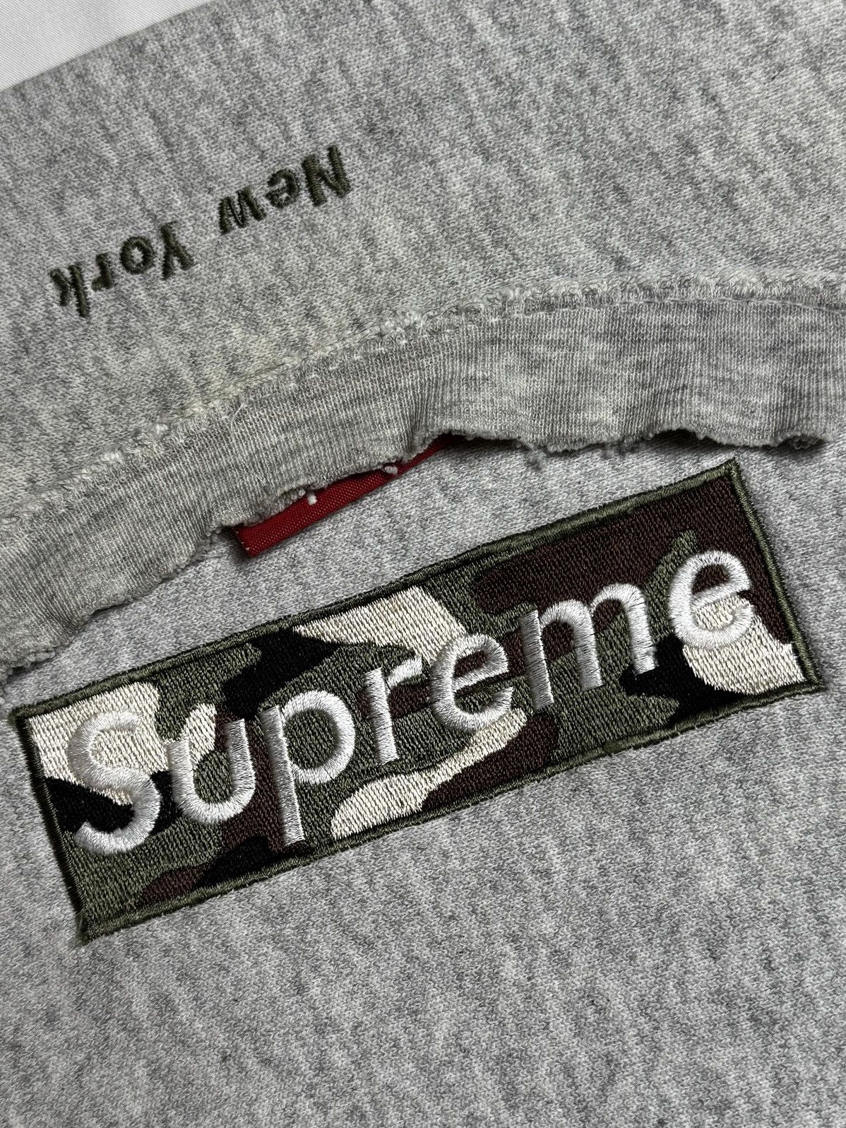 Supreme Supreme 1995 1st Anniversary Camo Box Logo Crewneck Size US XL / EU 56 / 4 - 4 Thumbnail