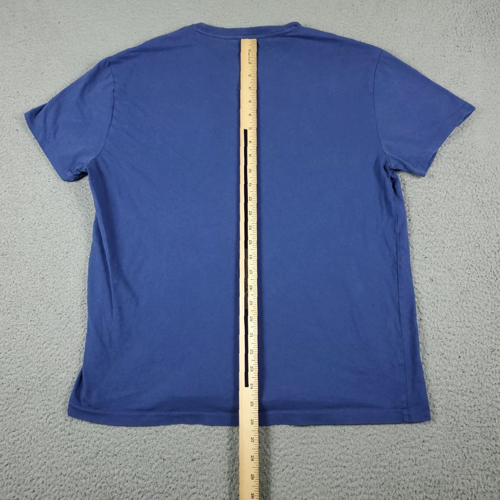 Polo Ralph Lauren Polo Ralph Lauren T Shirt Mens Medium Blue Solid Logo Cotton Regular Crew Neck Short Sleeve Mens Size US M / EU 48-50 / 2 - 7 Thumbnail
