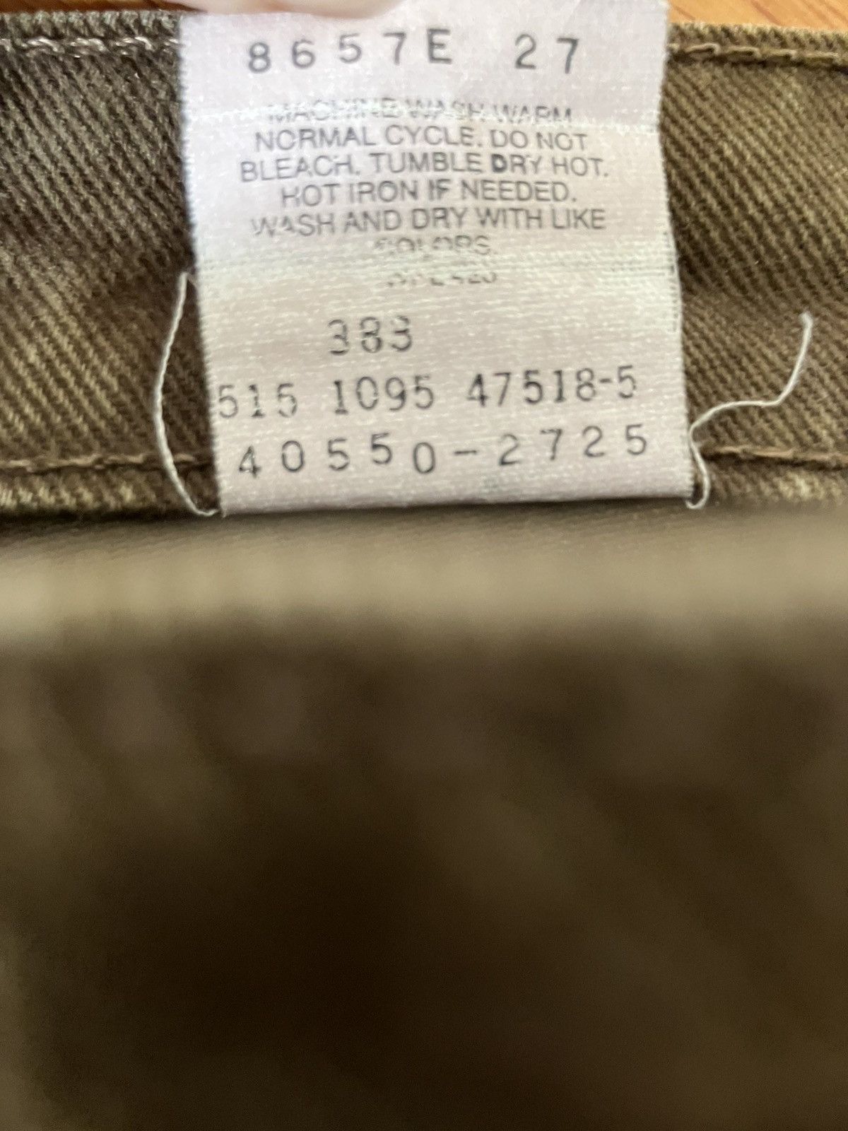 Levi's Vintage Levis 550 Orange Tab Relaxed Jeans Size US 31 - 4 Thumbnail